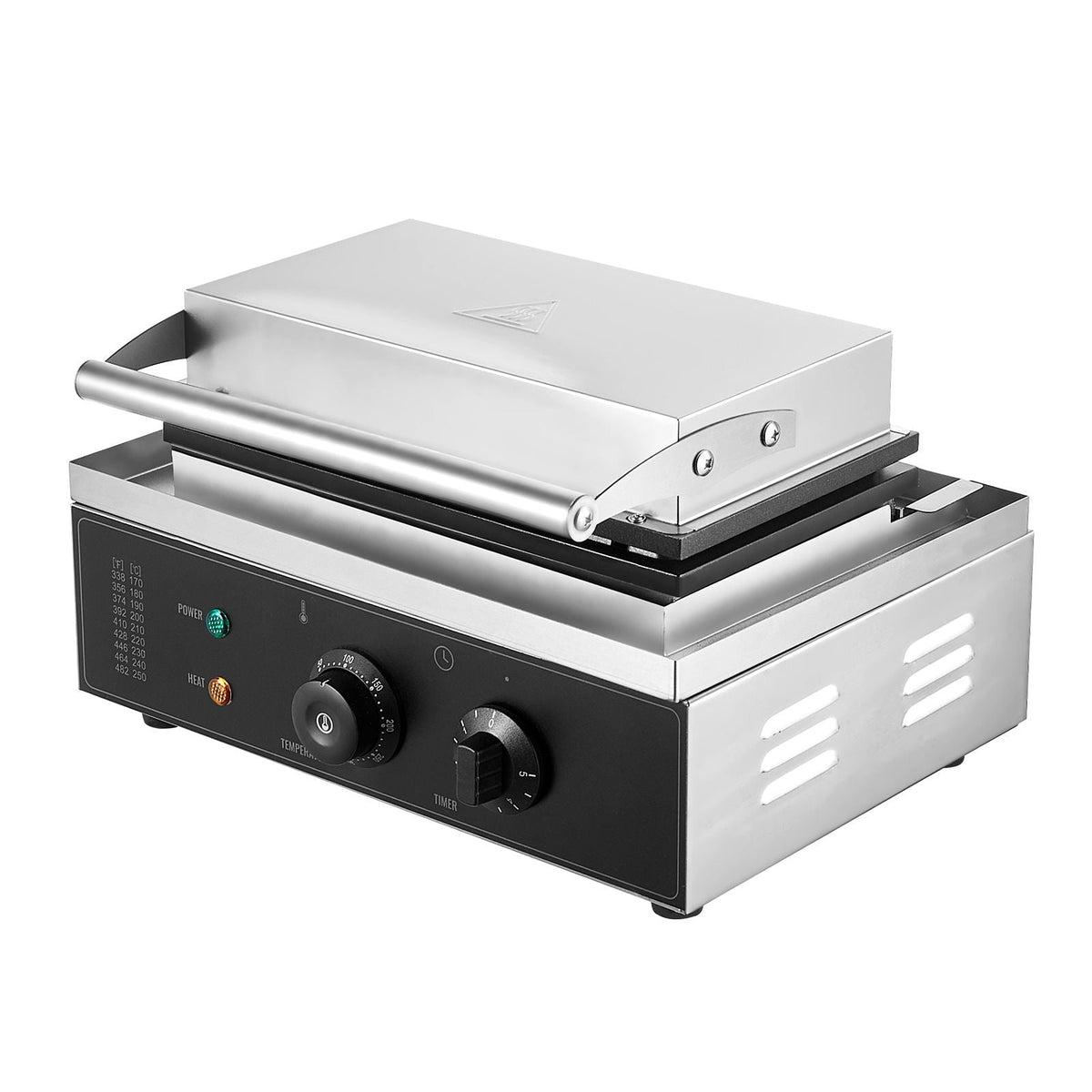 Commercial Waffle Stick Maker, 6PCS 1500W Waffle Baker Machine, Non-Stick Stainless Steel Corn Hot Dog Waffle Iron with Temp and Time Control, Handle, for Restaurant Bakery Snack Bar Family