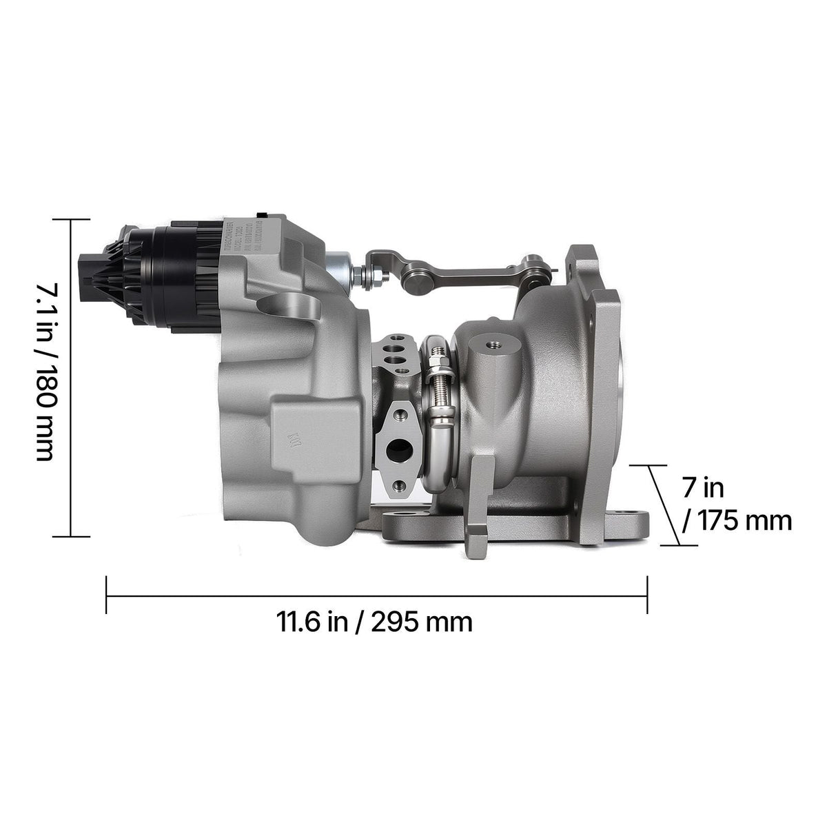 Complete Turbo Turbocharger Kit with Solenoid Valve, Compatible with Honda Civic 2016-2020 L4 1.5L, Replace# 49373-07012, 49373-07013, 49373-07015, 49373-07014, 49373-07011, 18900-5AF-H010-M3