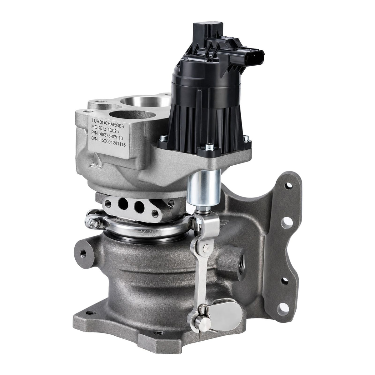 Complete Turbo Turbocharger Kit with Solenoid Valve, Compatible with Honda Civic 2016-2020 L4 1.5L, Replace# 49373-07012, 49373-07013, 49373-07015, 49373-07014, 49373-07011, 18900-5AF-H010-M3