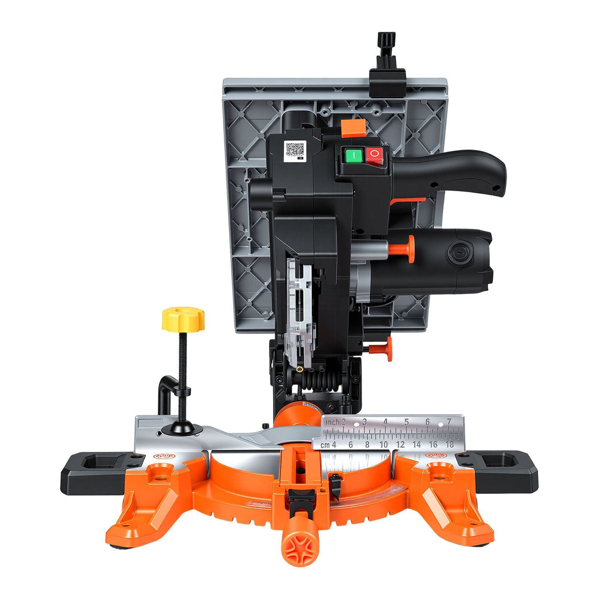 Compound Miter Saw, 8-1/4 inch Blade, 2-in-1 Miter/Table Saw, with Precision Laser Alignment, Adjustable Angles, 4800 RPM, with Splash Guard, for Cutting Wood, Metals, Laminates, and Plastic