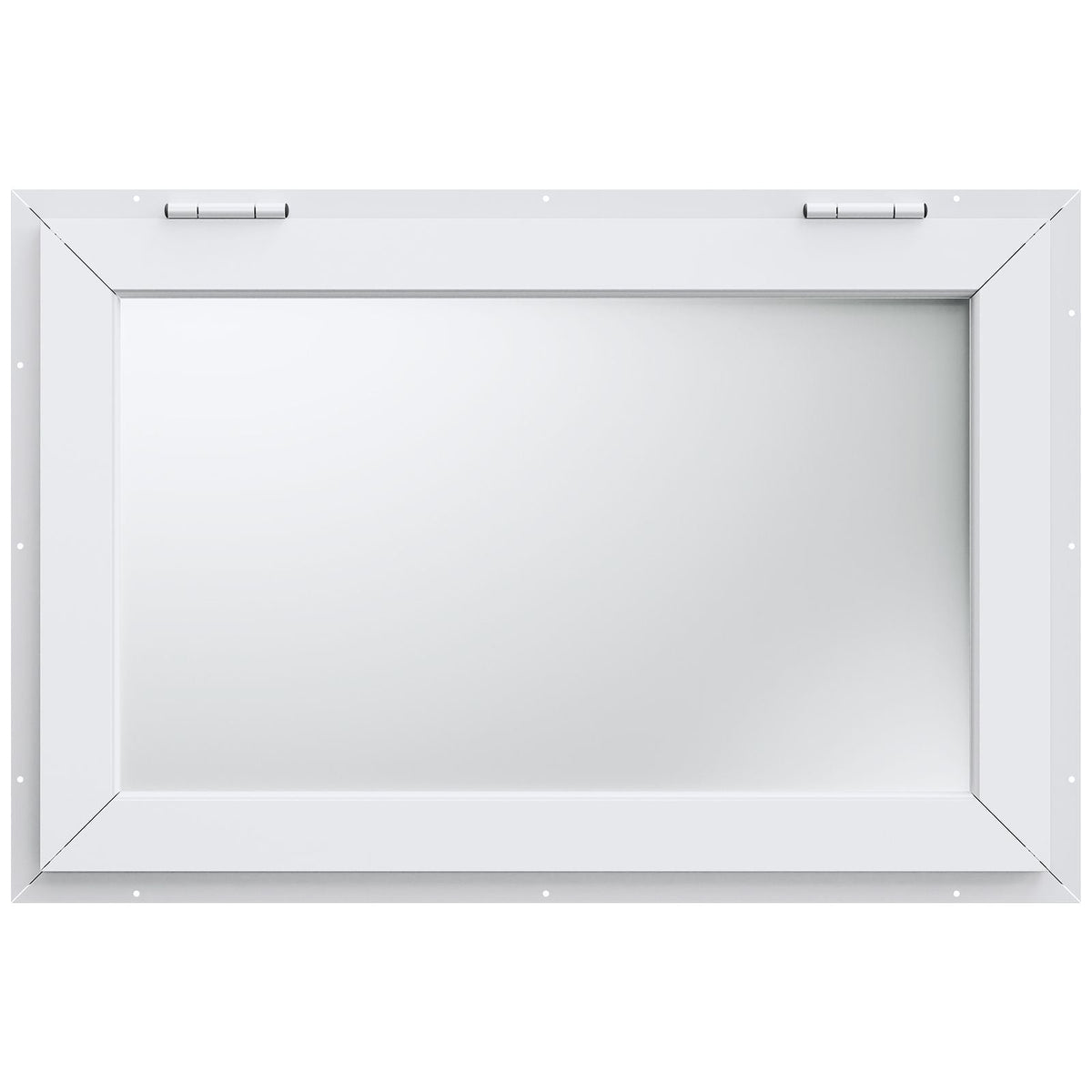 Concession Window 36"x24", Aluminum Alloy Food Truck Service Window with Awning Door & Drag Hook, Up to 85 Degrees Stand Serving Window for Food Trucks Concession Trailers, Glass Not Included