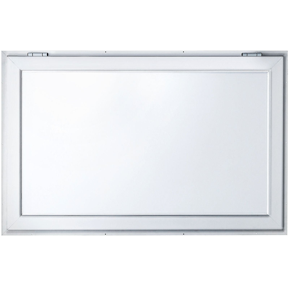 Concession Window 53 x 33 Inch, Concession Stand Serving Window Door with Double-Point Fork Lock, Concession Awning Door Up to 85 degrees for Food Trucks, Glass Not Included