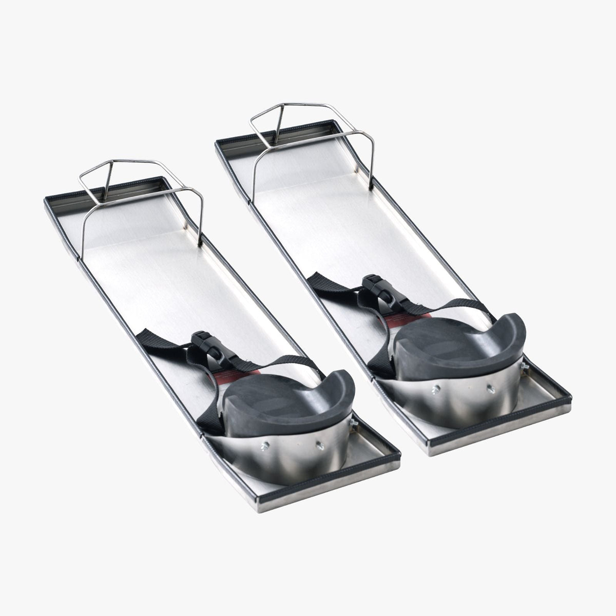 Concrete Knee Boards Stainless Steel, 28'' x 8'' Concrete Sliders, Knee Boards For Concrete, Concrete Knee Pads Moving Sliders, with Knee Pads & Board Straps for Cement and Concrete Finishing