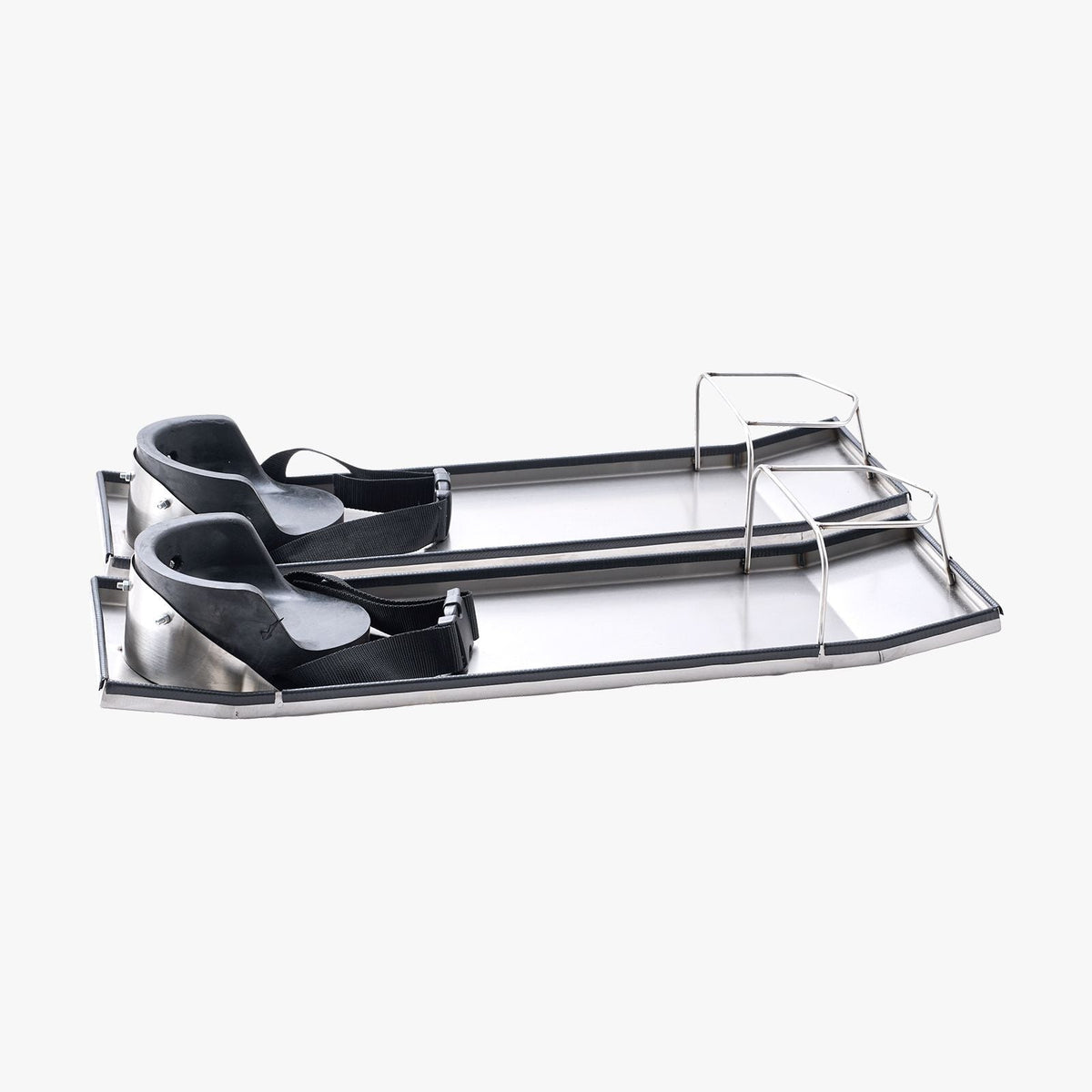 Concrete Knee Boards Stainless Steel, 28'' x 8'' Concrete Sliders, Knee Boards For Concrete, Concrete Knee Pads Moving Sliders, with Knee Pads & Board Straps for Cement and Concrete Finishing