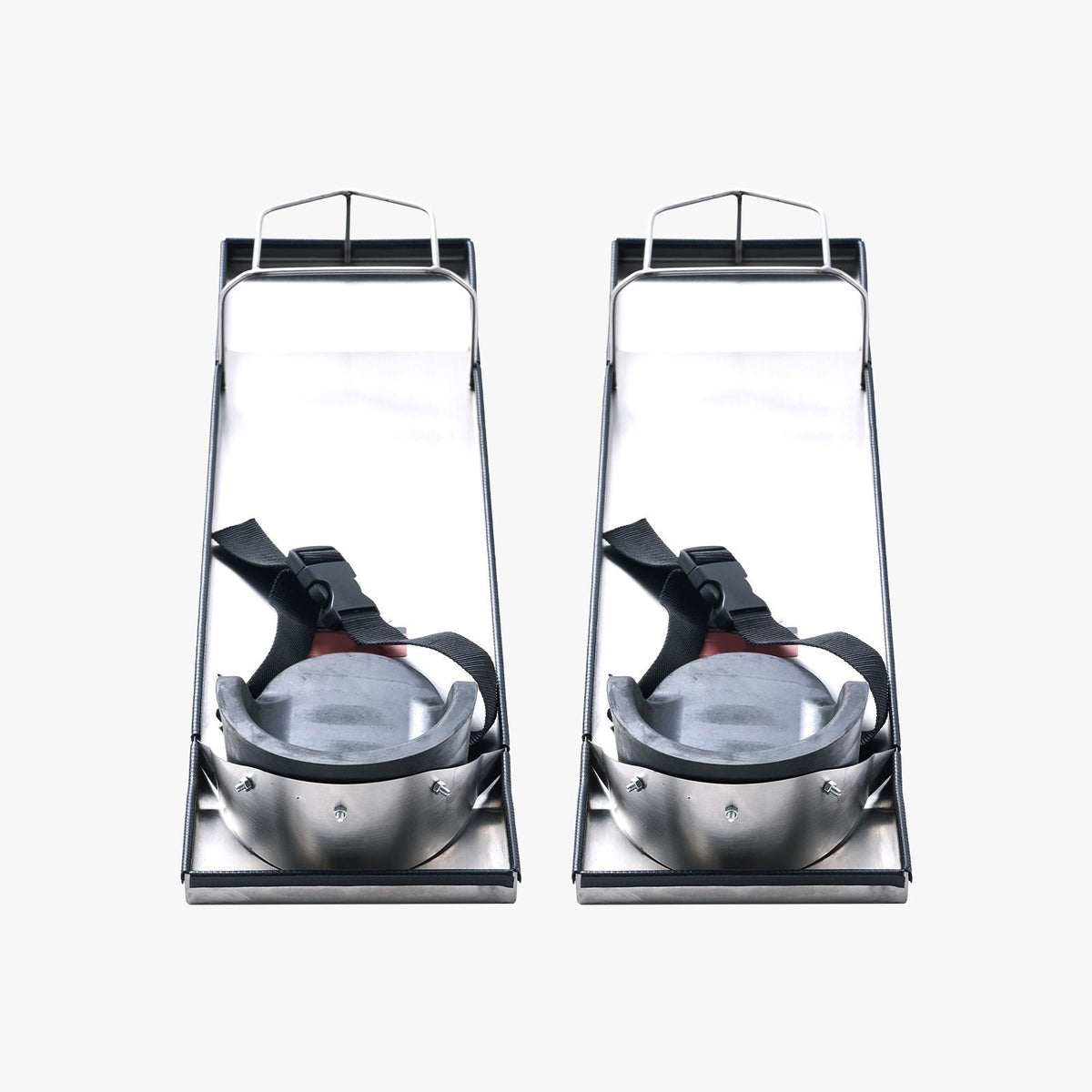 Concrete Knee Boards Stainless Steel, 28'' x 8'' Concrete Sliders, Knee Boards For Concrete, Concrete Knee Pads Moving Sliders, with Knee Pads & Board Straps for Cement and Concrete Finishing