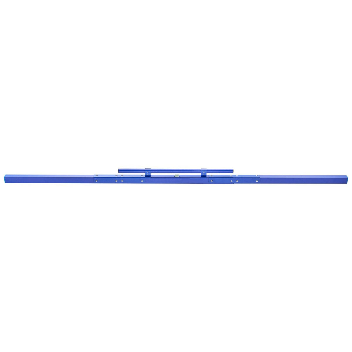 Concrete Screed 96 in Length Manual Screed Board Aluminum Alloy Blue, Built-in Bubble Level, Powder-coated Finish, Lightweight Paver Leveling Tool for Patio, Sidewalk, Garage Floor Finishing