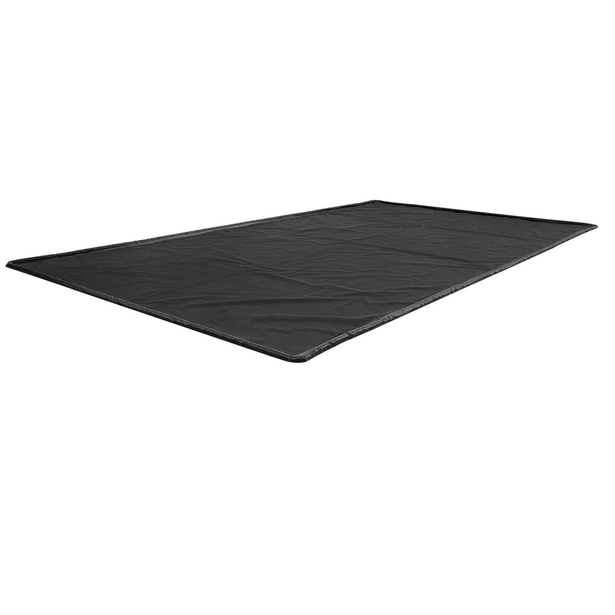 Containment Mat, 7 ft 9 in x 16 ft, Non-Slip PVC Garage Floor Mat with a Cleaning Squeegee, Heavy Duty Durable Waterproof Containment Protection from Snow, Rain and Mud for Cars Parking, Black