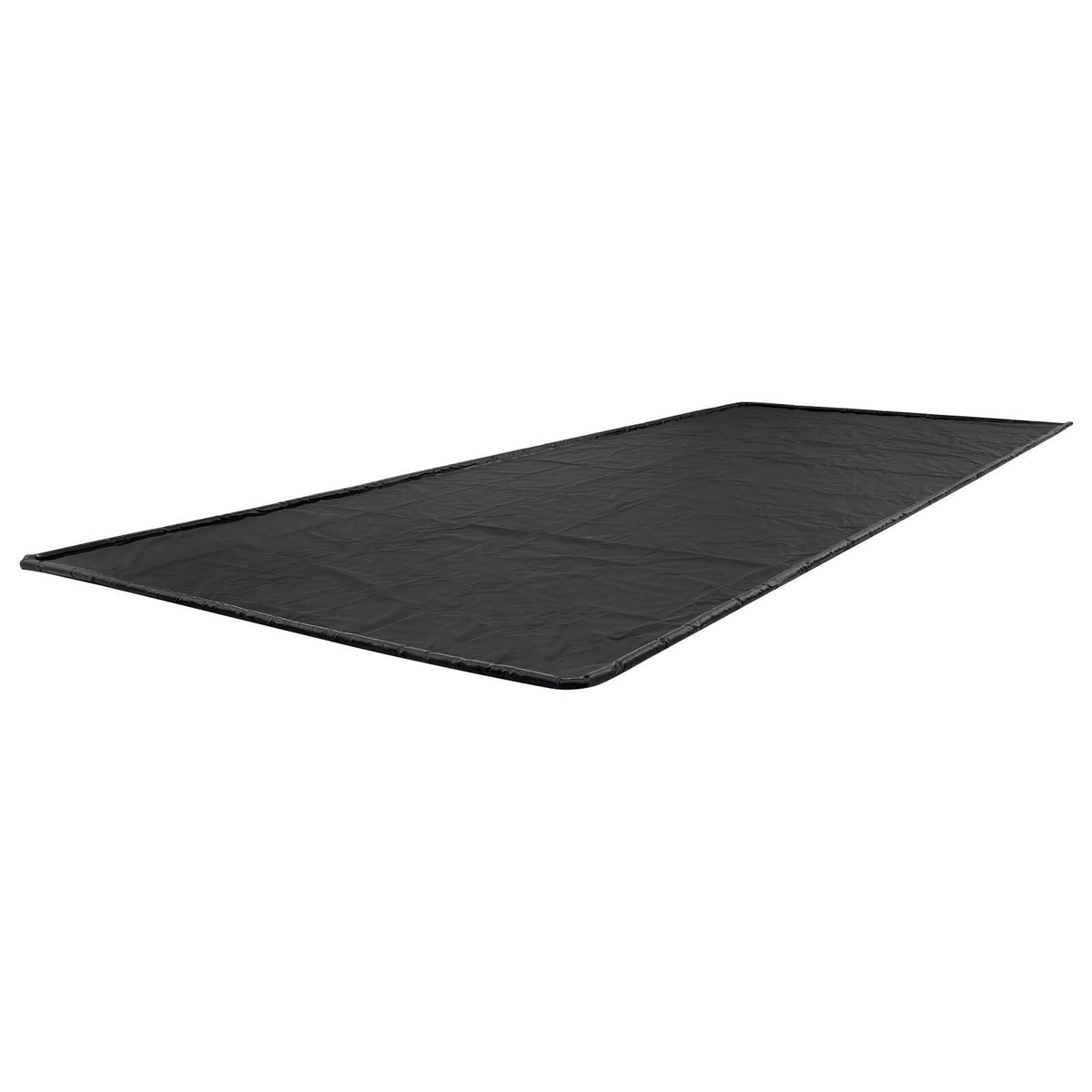 Containment Mat, 7 ft 9 in x 18 ft, Non-Slip PVC Garage Floor Mat with a Cleaning Squeegee, Heavy Duty Durable Waterproof Containment Protection from Snow, Rain and Mud for Cars Parking, Black