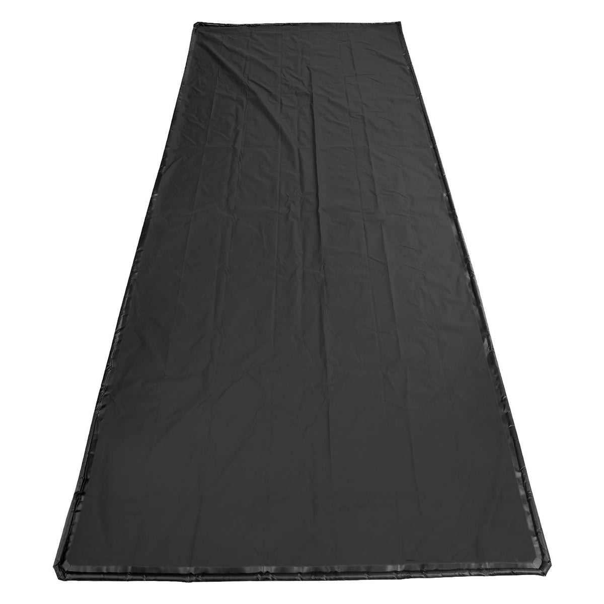 Containment Mat, 8 ft 6 in x 20 ft, Non-Slip PVC Garage Floor Mat with a Cleaning Squeegee, Heavy Duty Durable Waterproof Protection from Snow, Rain and Mud for Cars SUVs Trucks Parking, Black