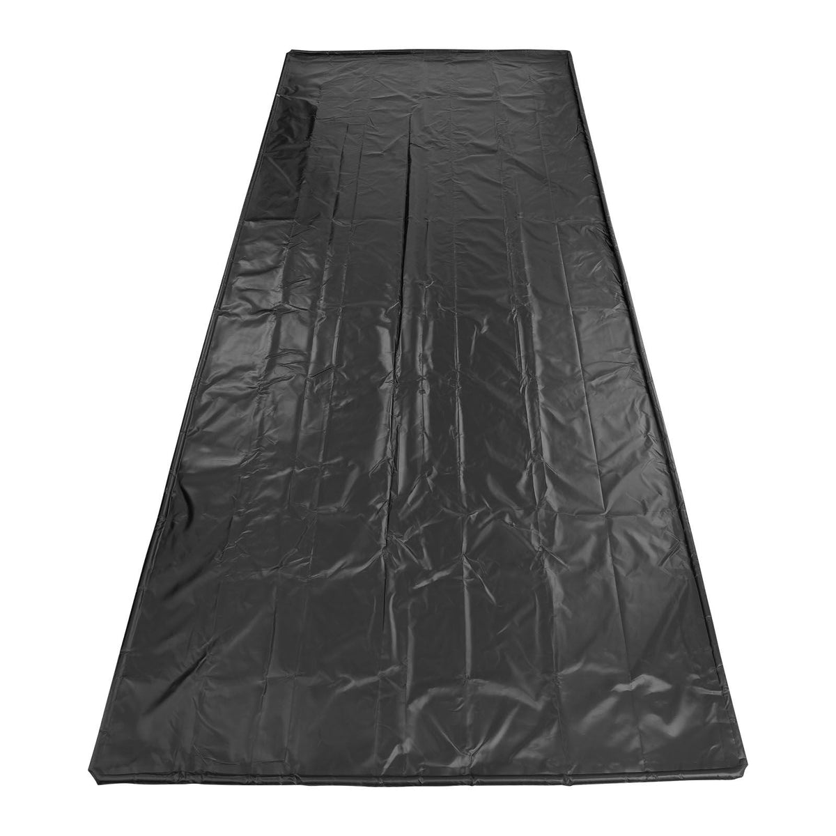 Containment Mat, 8 ft 6 in x 20 ft, Non-Slip PVC Garage Floor Mat with a Cleaning Squeegee, Heavy Duty Durable Waterproof Protection from Snow, Rain and Mud for Cars SUVs Trucks Parking, Black