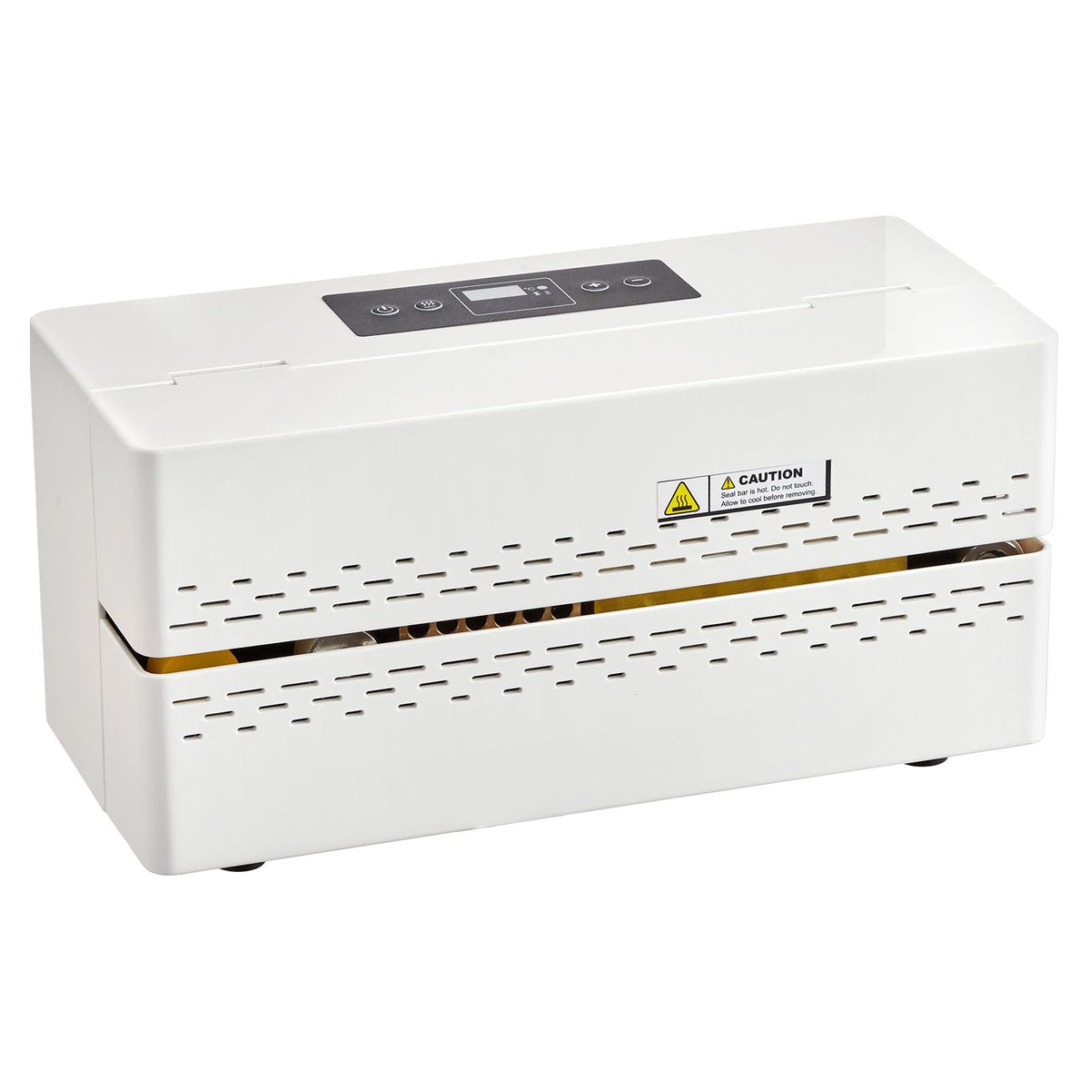 Continuous Sealing Machine, 0.32-0.47 in Seal Width, Automatic Continuous Band Sealer with Digital Temperature Control, Automatic Shutdown, Heat Sealing Machine for 0.002-0.0.008 in Plastic Bags