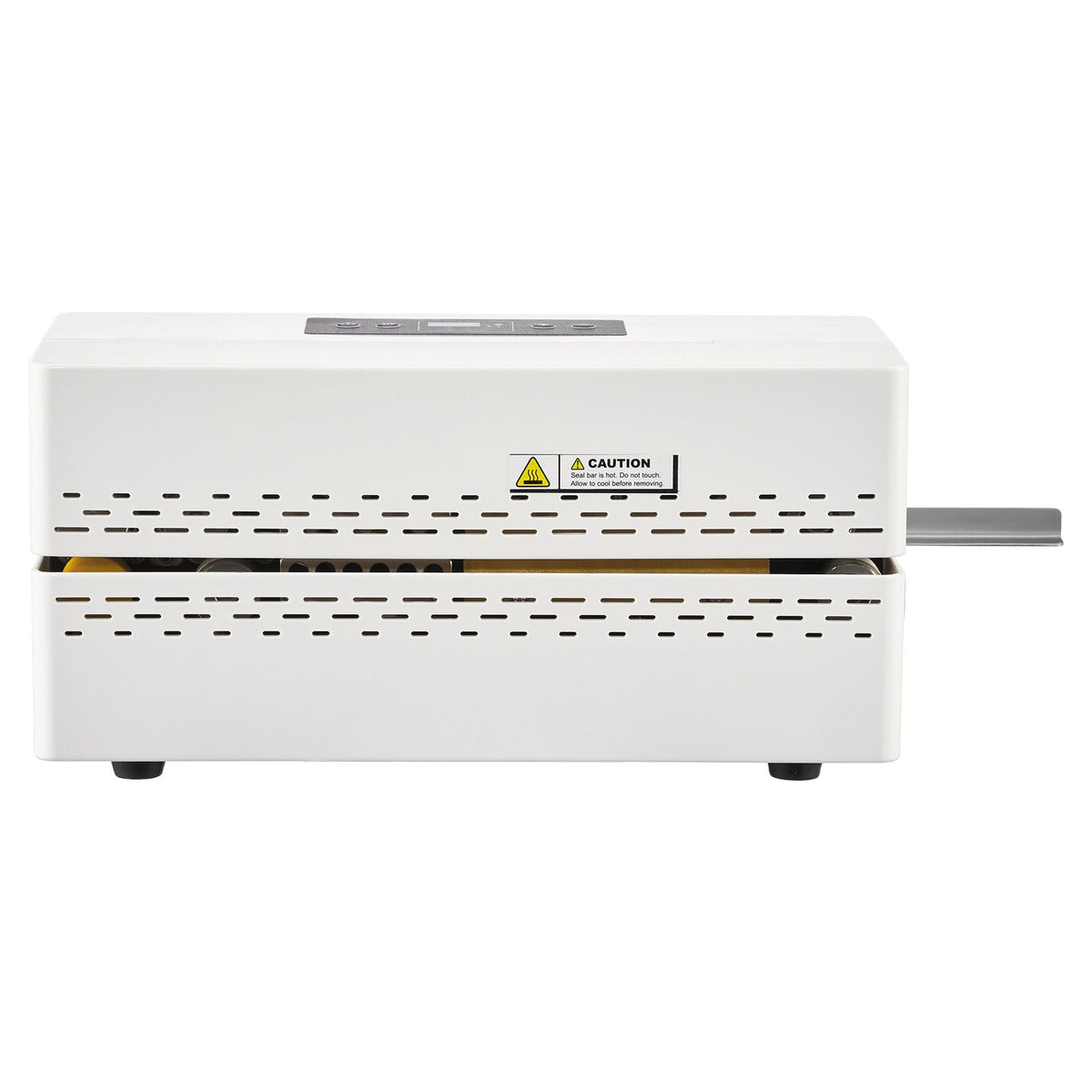 Continuous Sealing Machine, 0.32-0.47 in Seal Width, Automatic Continuous Band Sealer with Digital Temperature Control, Automatic Shutdown, Heat Sealing Machine for 0.002-0.0.008 in Plastic Bags