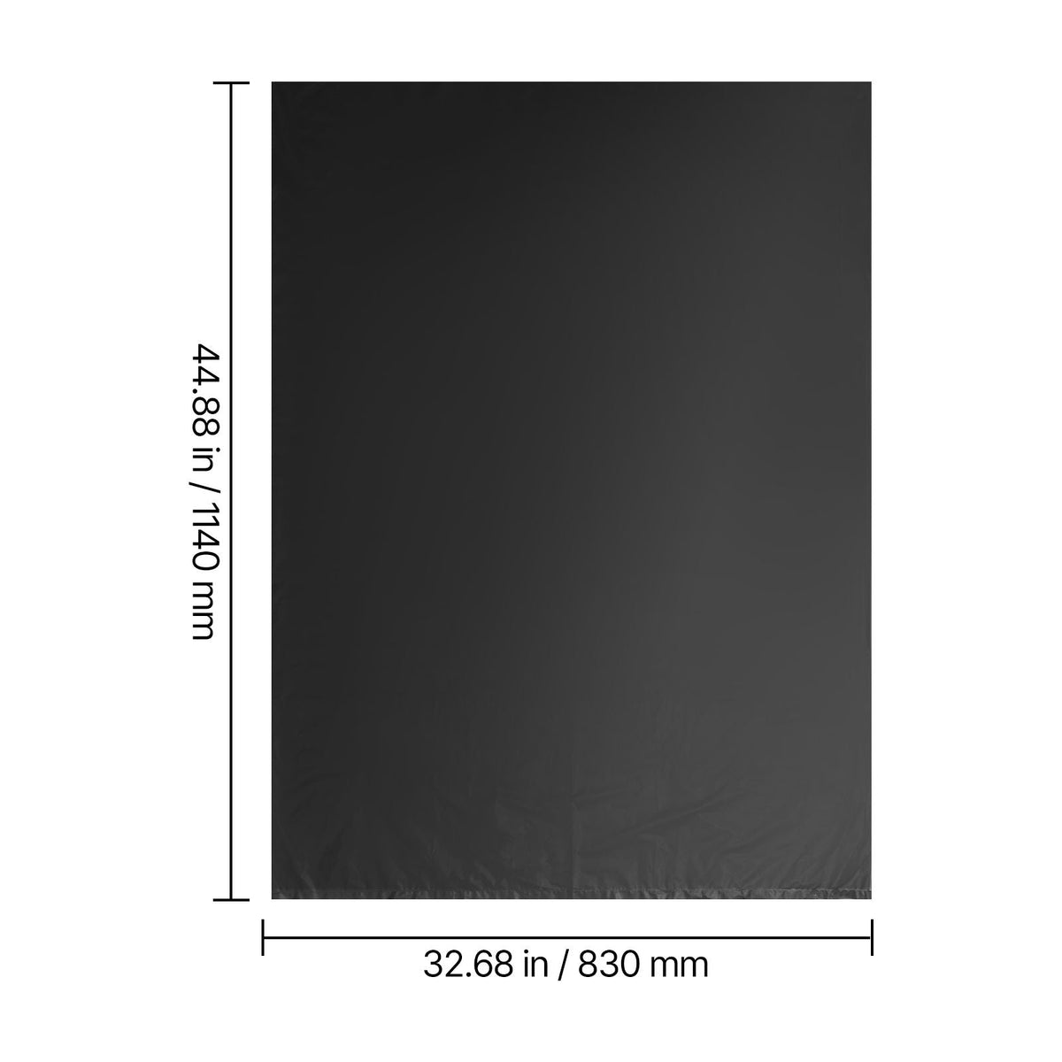 Contractor Trash Bags, 40-45 Gallon Heavy Duty Contractor Trash Bags, 1.7 MIL Thick Large Black Industrial Garbage Bag, Big Garbage Bag (50 Count), for Commercial, Household and Industrial Use