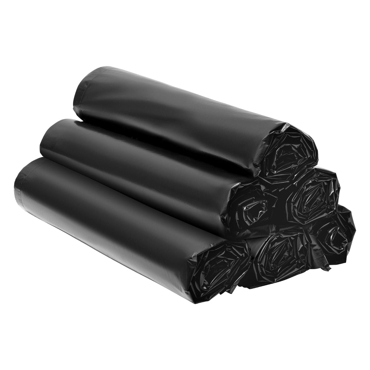 Contractor Trash Bags, 40-45 Gallon Heavy Duty Contractor Trash Bags, 1.7 MIL Thick Large Black Industrial Garbage Bag, Big Garbage Bag (50 Count), for Commercial, Household and Industrial Use