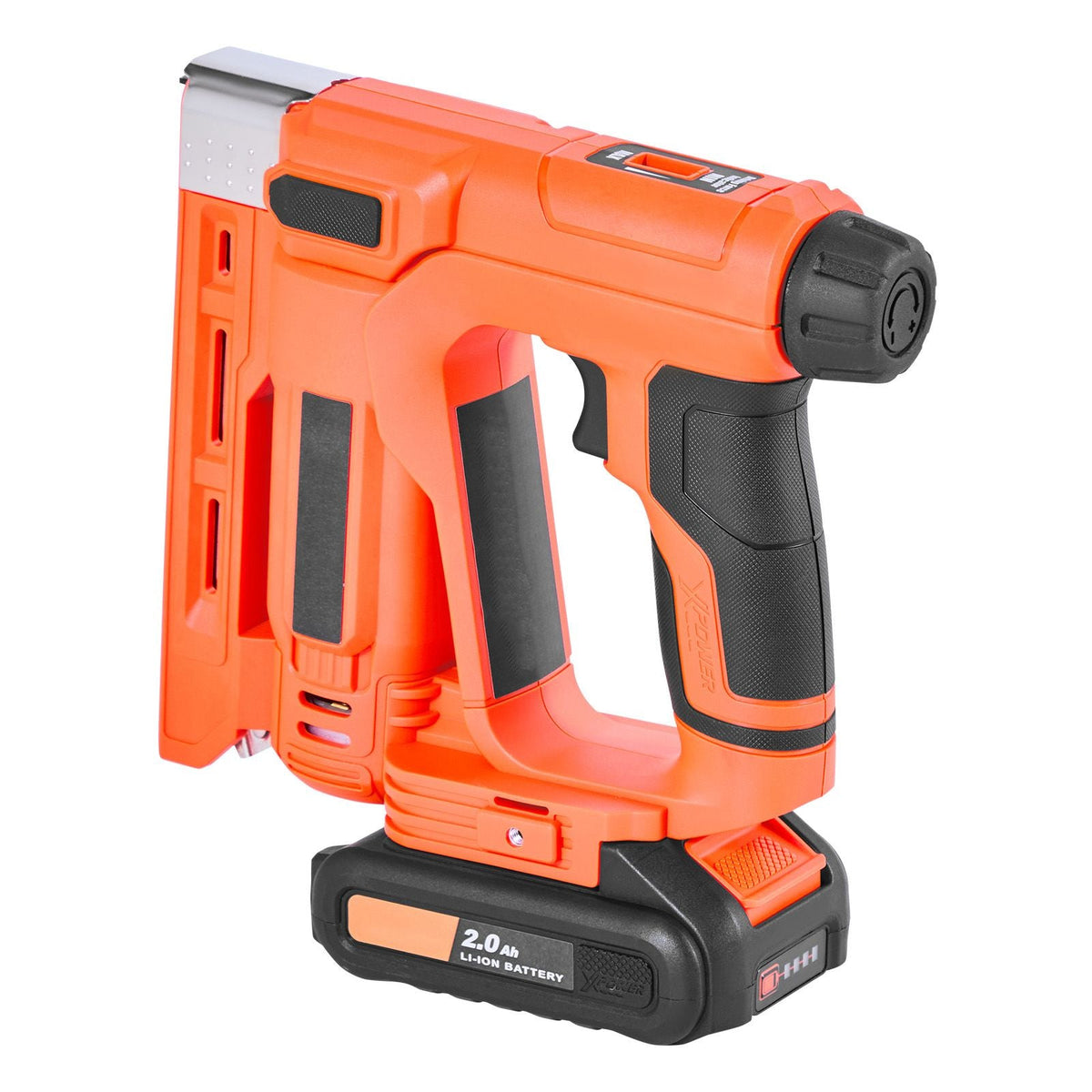 Cordless Brad Nailer, 2-in-1 Nail Gun Staple Gun, 18 Gauge 5/8 inch, Includes 1000 Pcs Staples and 1000 Pcs Nails, with Battery and Charger, Non-Slip Rubber Grip, for Woodworking DIY Projects