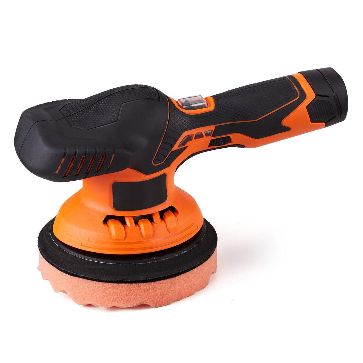 Cordless Buffer Polisher, with 2PCS 12V 4.0Ah Lithium Batteries, 6-inch Cordless Car Buffer Polisher Waxer 6 Variable Speed 5200RPM, 4 Polishing Pads for Car Detailing, Sanding, Polishing, Waxin