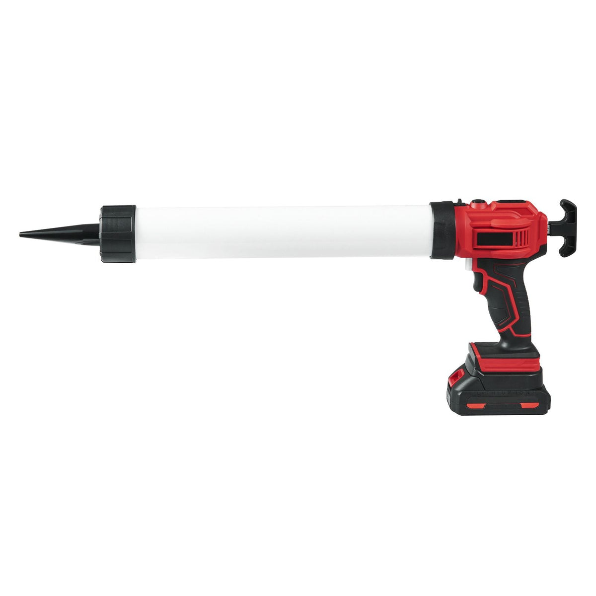 Cordless Caulking Gun 20oz/600ml, 20V Electric Sausage Caulking Gun with 4 Adjustable Speeds, Anti-Drip Battery Powered Caulk Gun & 2.0AH Battery, Fast Charger, LED Light for Filling, Sealing