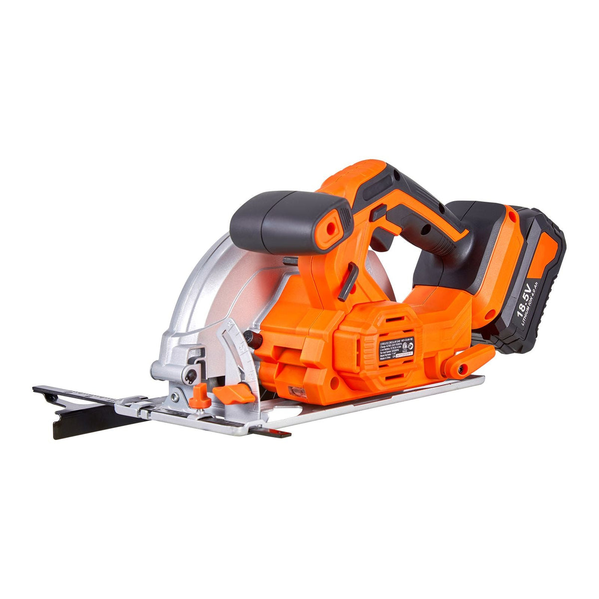 Cordless Circular Saw, 7-1/4 inch Blade, 5000 RPM Speed, 0-45 Degree Bevel Capability, Brushless Motor, LED Light, Electric Circular Saw Kit with Battery and Charger Included, for Wood Cutting