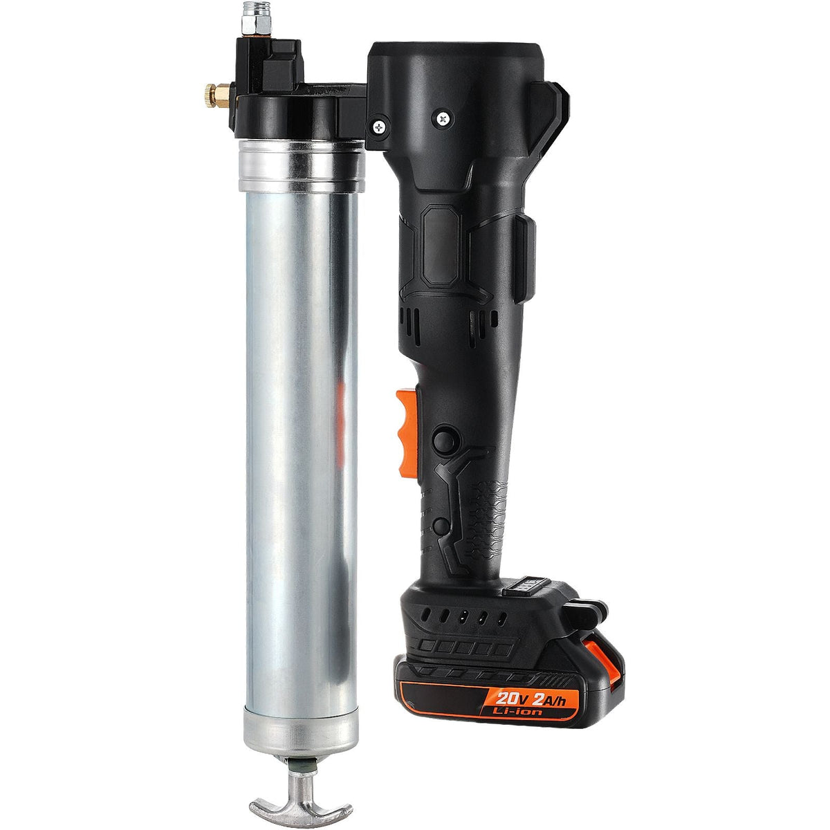 Cordless Grease Gun, 20-Volt, 10,000 PSI, 39" Long Hose, Electric Grease Gun Kit Professional High Pressure Battery Powered Grease Gun with Carrying Case, Battery and Charger Included, Black