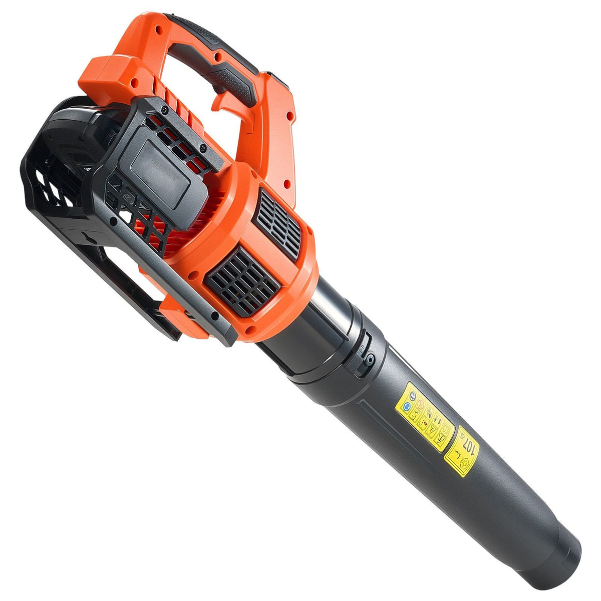 Cordless Leaf Blower, 20V Powerful Electric Leaf Blower with 2.0Ah Battery, Fast Charging & Quiet Operation, 2 Speed Control, 450 CFM/110 MPH Lightweight Powered Blowers for Leaves Lawn Care