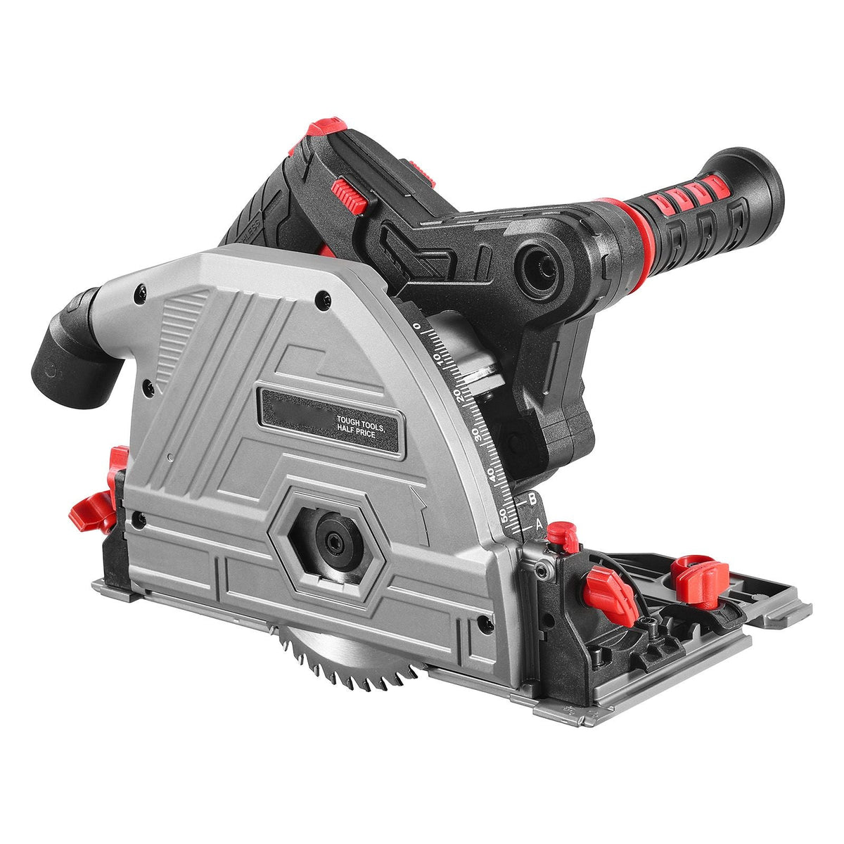 Cordless Track Saw, 5-1/2 in Blade, Brushless Plunge Circular Saw Kit, Tracksaw with Hard Case, 2.05 in Cutting Depth, for Wood, Plastic, Metal, Compatible with Makita Batteries (Tool Only)