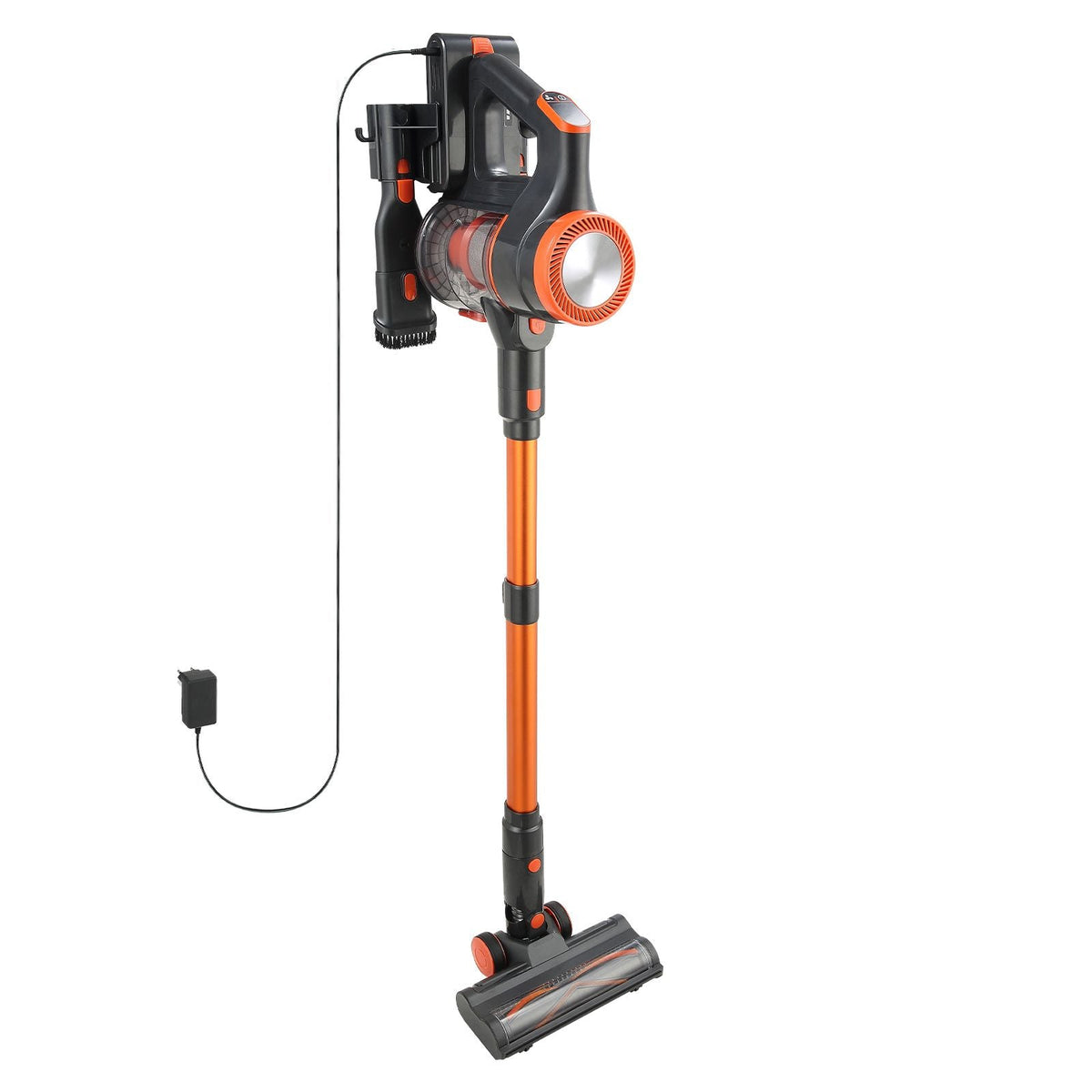 Cordless Vacuum Cleaner, 40KPA Max Suction, Rechargeable Anti-Tangle Stick Vacuum with LED Display Screen, Lightweight Handheld Vac with 47mins Runtime for Home, Carpet, Pet Hair, Hard Floor