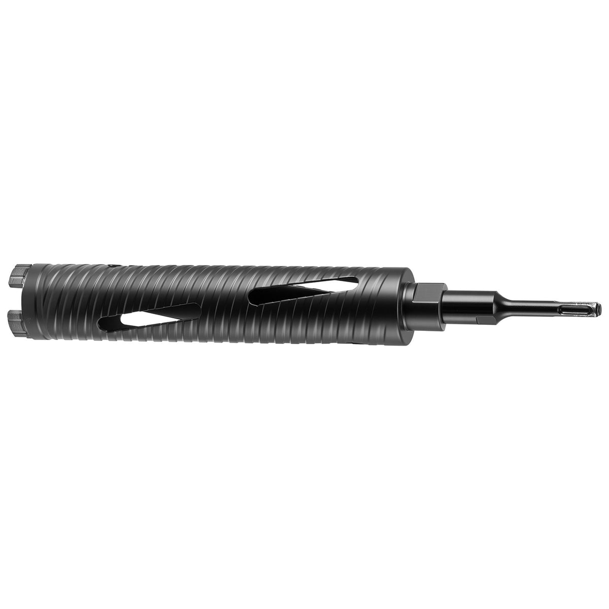 Core Drill Bit, 2 inch Diameter, 9-1/2 inch Drilling Depth, 5/8-11 Internal Thread, Diamond Dry Coring Bit with 3 Adapters, Pilot Drill and Hex Wrench, for Concrete, Red Bricks, and Masonry