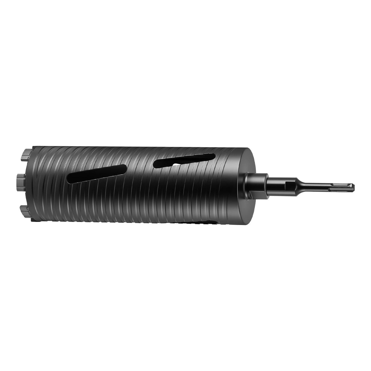 Core Drill Bit, 3-1/2 inch Diameter, 9-1/2 inch Drilling Depth, 5/8-11 Internal Thread, Diamond Dry Coring Bit with 3 Adapters, Pilot Drill and Hex Wrench, for Concrete, Red Bricks, and Masonry