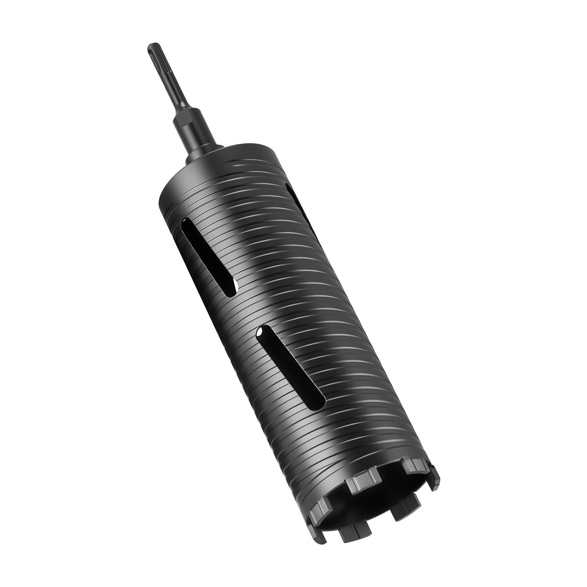 Core Drill Bit, 3-1/2 inch Diameter, 9-1/2 inch Drilling Depth, 5/8-11 Internal Thread, Diamond Dry Coring Bit with 3 Adapters, Pilot Drill and Hex Wrench, for Concrete, Red Bricks, and Masonry
