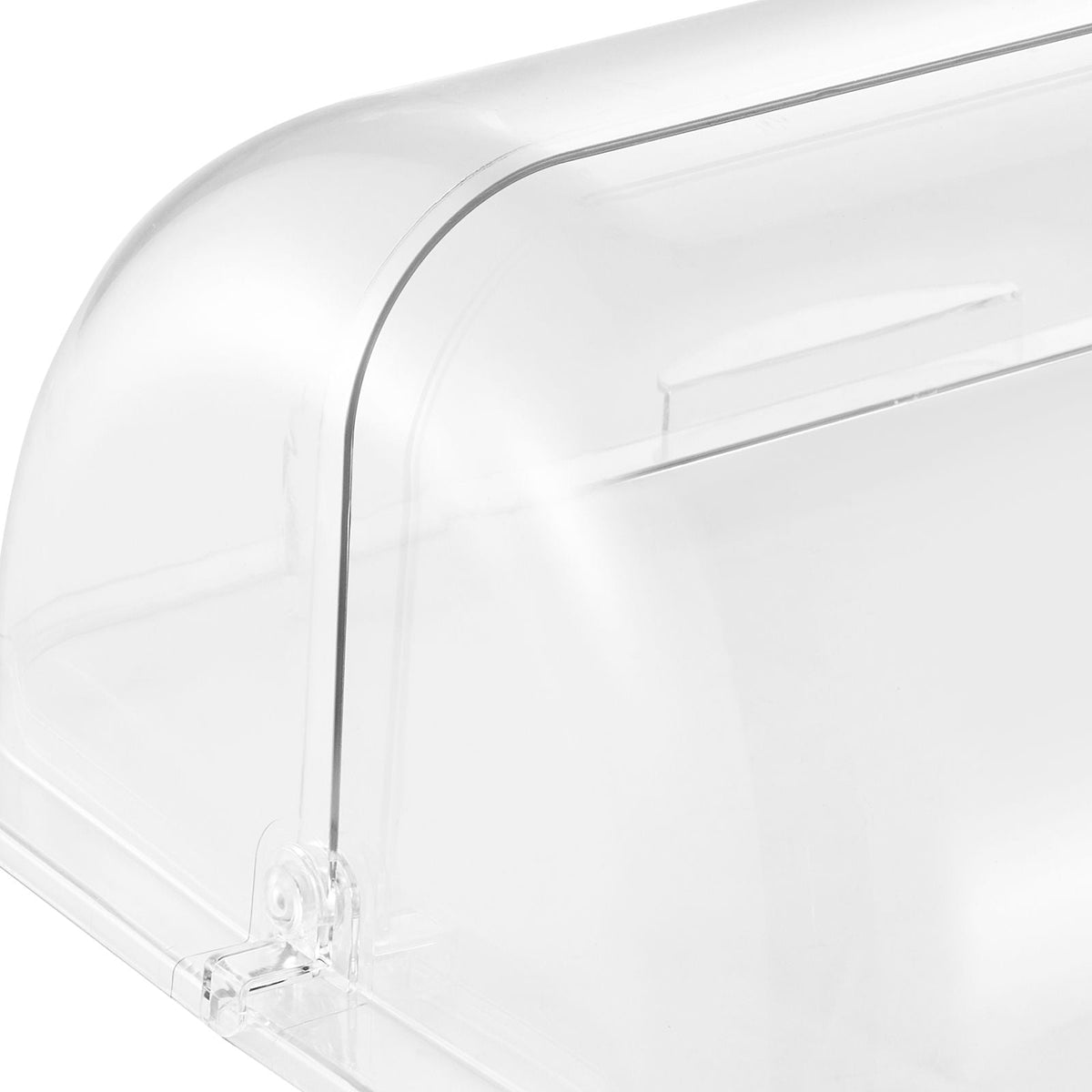 Countertop Food Serving Display Container, 6 Pan Stainless Steel Food Serving Tray, Buffet Condiment Dispenser Display Rack with Clear Lid & 3 Freezer Boxes, for Restaurant Hotel Kitchen Party