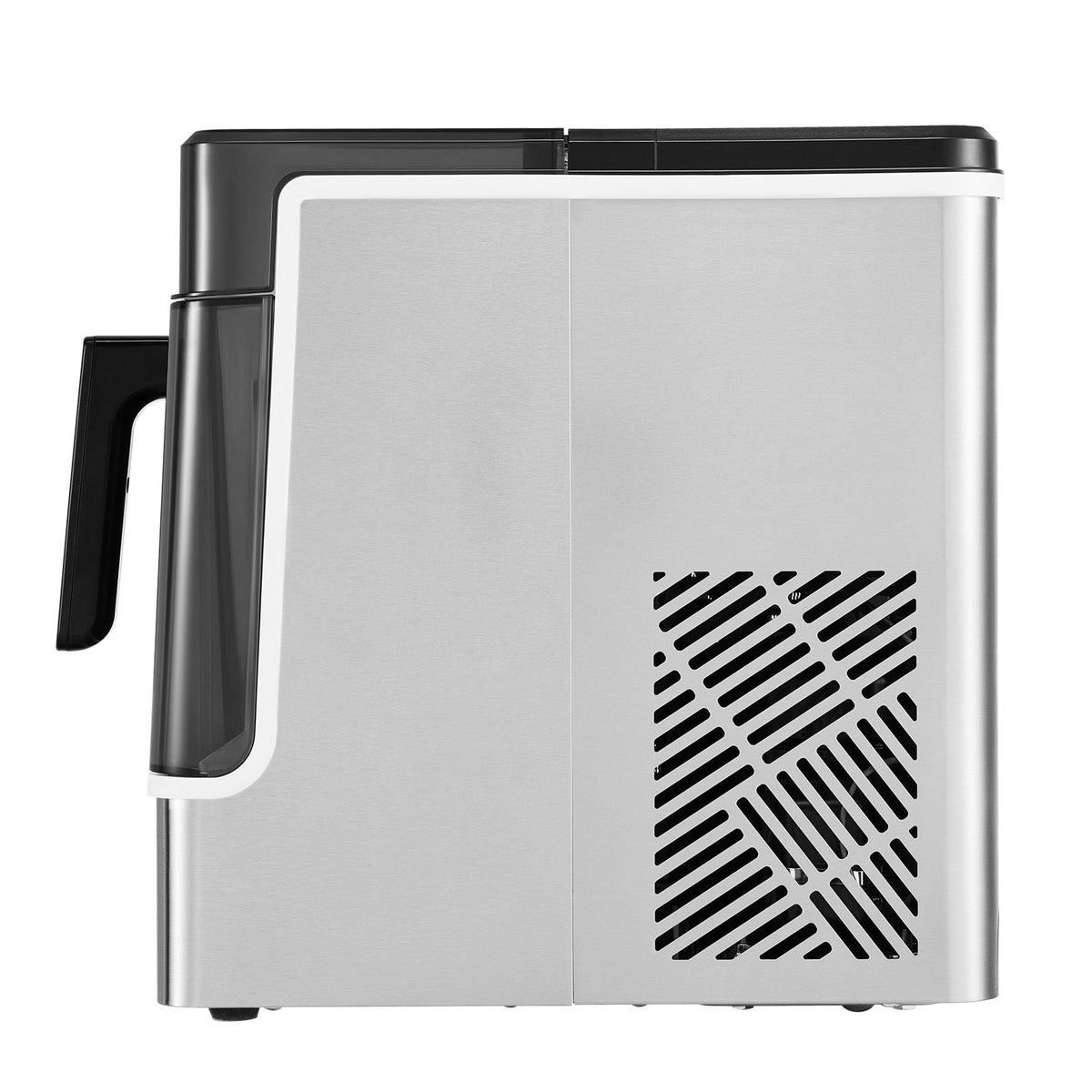 Countertop Ice Maker, 32 Cubes Ready in 15 Mins, 46lbs in 24Hrs, Self-Cleaning Portable Ice Maker with Convenient Ice Transfer, Ice Machine with 3 Sizes Ice Cube for Home Kitchen Office Party