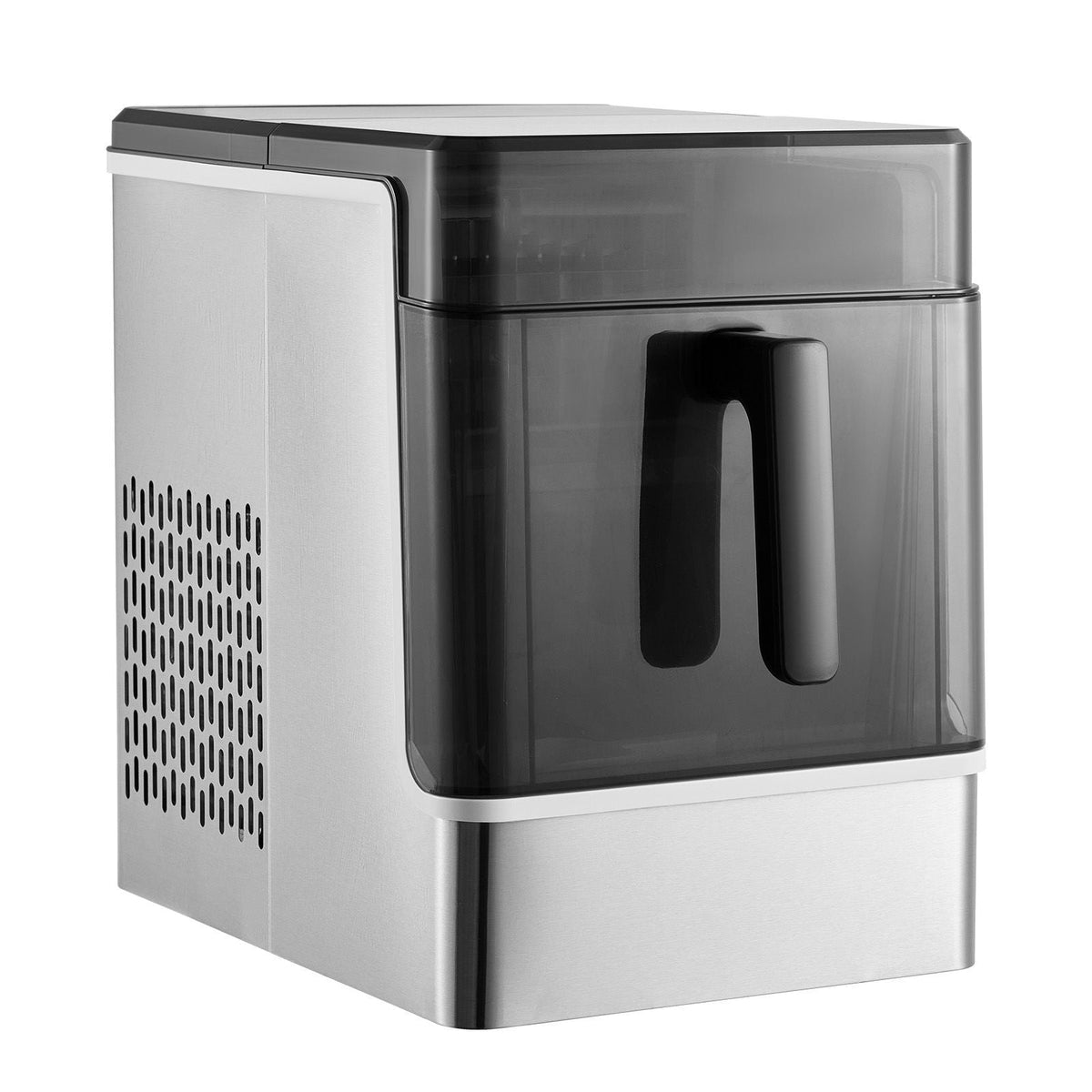 Countertop Ice Maker, 32 Cubes Ready in 15 Mins, 46lbs in 24Hrs, Self-Cleaning Portable Ice Maker with Convenient Ice Transfer, Ice Machine with 3 Sizes Ice Cube for Home Kitchen Office Party