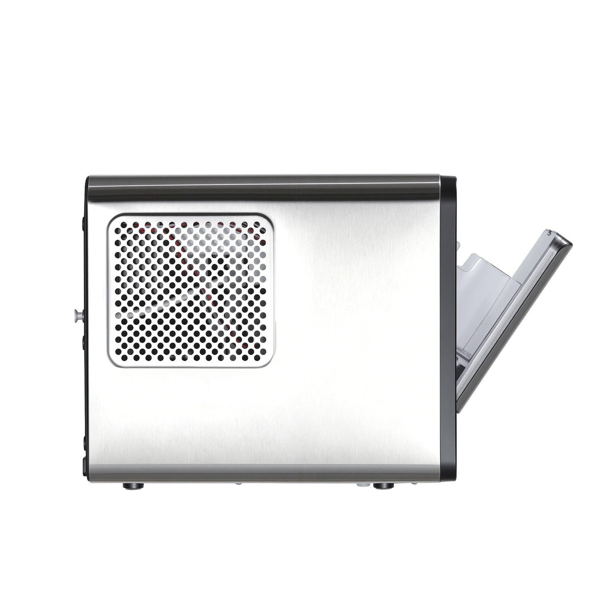 Countertop Ice Maker, 33 lbs per Day, Self-Cleaning Portable Machine with Scoop, Drawer-Style Ice Access, Nugget Ice-Making Machine with Chewable Ices for Home, Kitchen, Office, Bar & Party