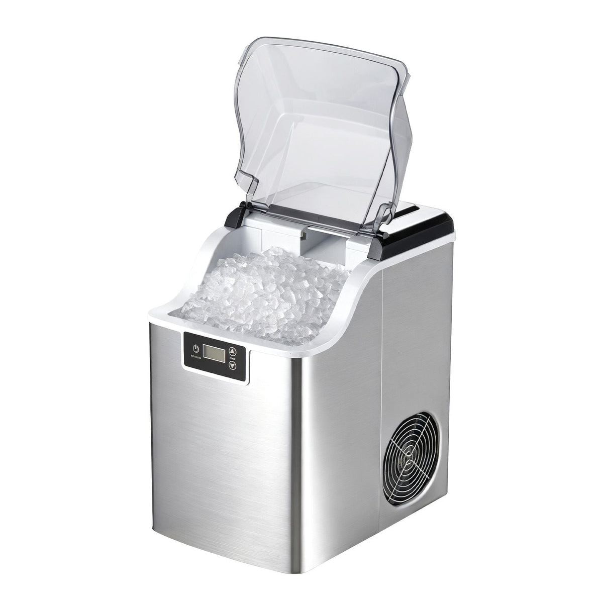 Countertop Ice Maker, 44 lbs per Day, Self-Cleaning Portable Machine with Scoop, 4 lbs Ice-Storage Basket, Nugget Ice-Making Machine with Chewable Ices for Home, Kitchen, Office, Bar & Party