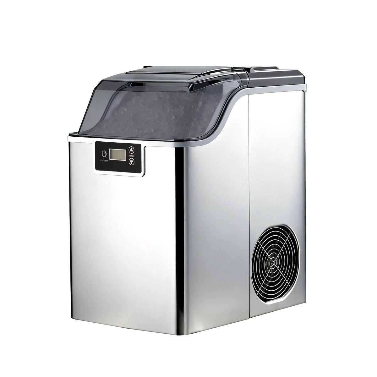 Countertop Ice Maker, 44 lbs per Day, Self-Cleaning Portable Machine with Scoop, 4 lbs Ice-Storage Basket, Nugget Ice-Making Machine with Chewable Ices for Home, Kitchen, Office, Bar & Party