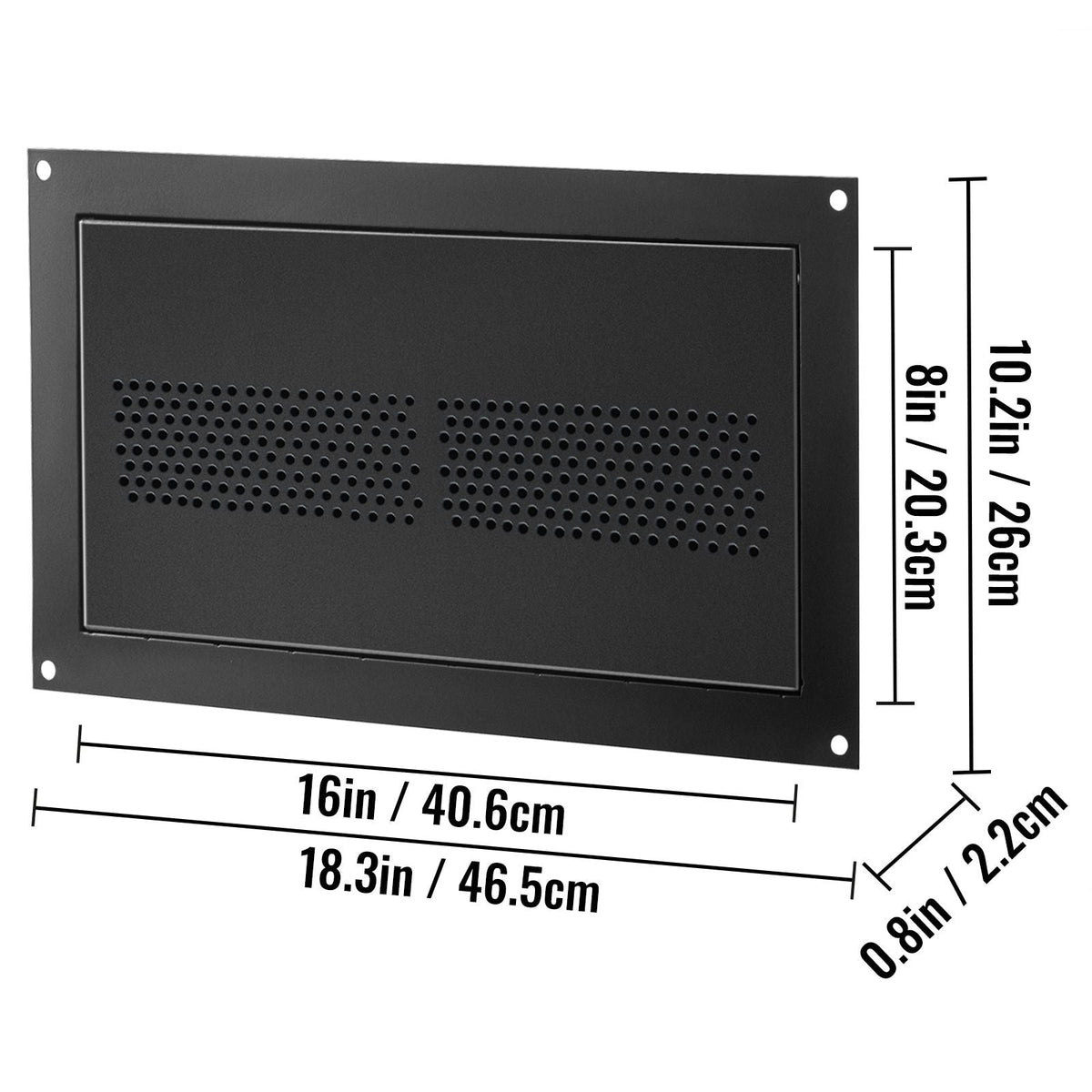 Crawl Space Flood Vent Foundation Flood Vent 8"Height x 16"Width Wall Vent