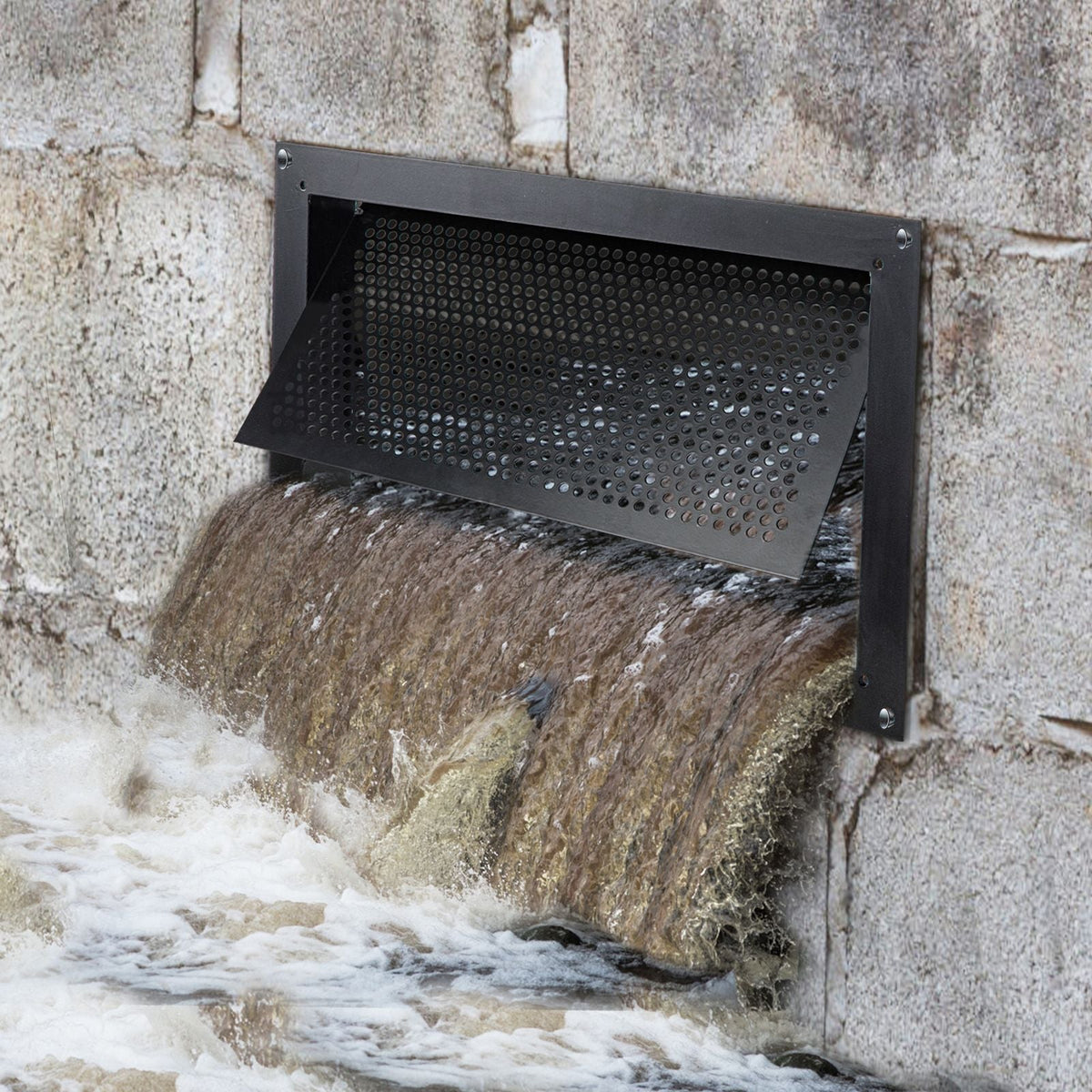 Crawl Space Flood Vent Foundation Flood Vent 8"Height x 16"Width Wall Vent