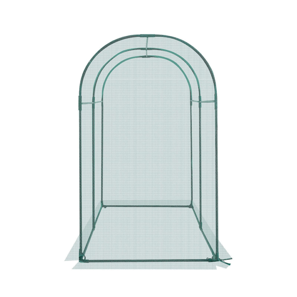 Crop Cage, 5.9 x 2.98 x 4.9 ft Plant Protection Tent with Zippered Door, Wind-Resistant Tall Crop Cage, Easy to Install, Outdoor Raised Bed Cover with Frame, Plant Netting for Garden Patio Lawn