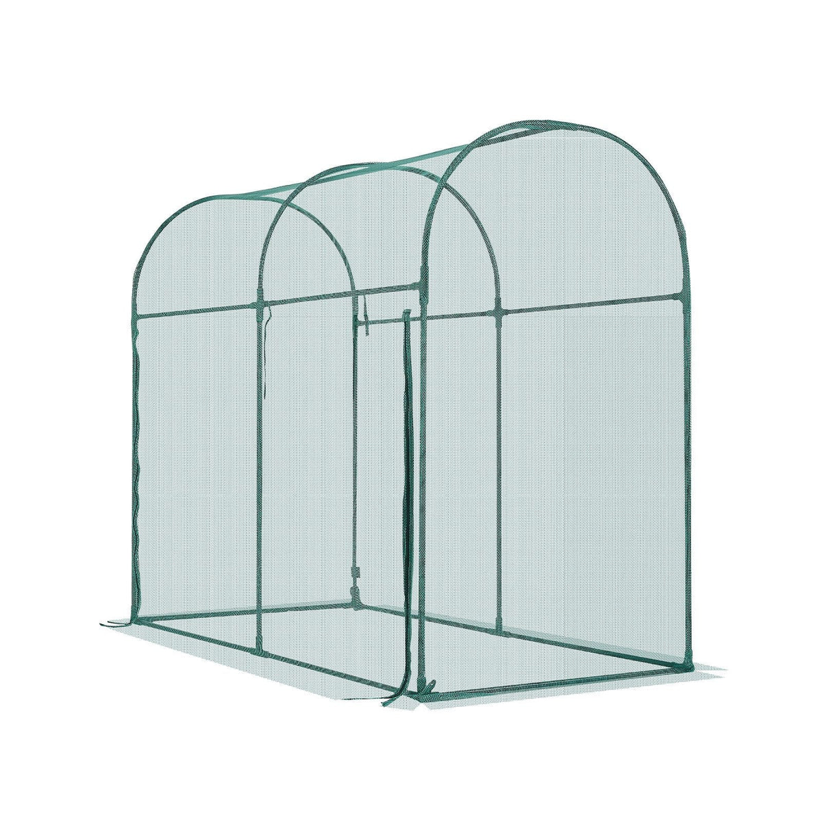 Crop Cage, 5.9 x 2.98 x 4.9 ft Plant Protection Tent with Zippered Door, Wind-Resistant Tall Crop Cage, Easy to Install, Outdoor Raised Bed Cover with Frame, Plant Netting for Garden Patio Lawn