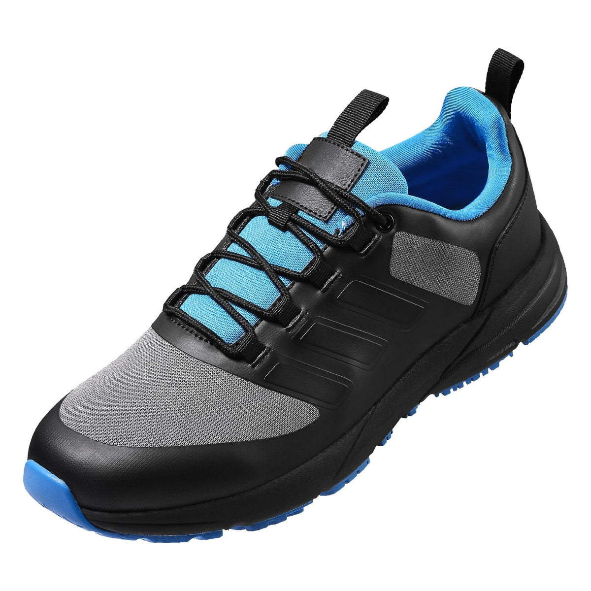 Cross Training Shoes, M Width Sneakers US Size 10, Wide Toe Box Shoes with Arch Support & Adjustable Lace-up, Training Shoes for Running, Gymnastics, Dog Walking, and Weightlifting (Black)