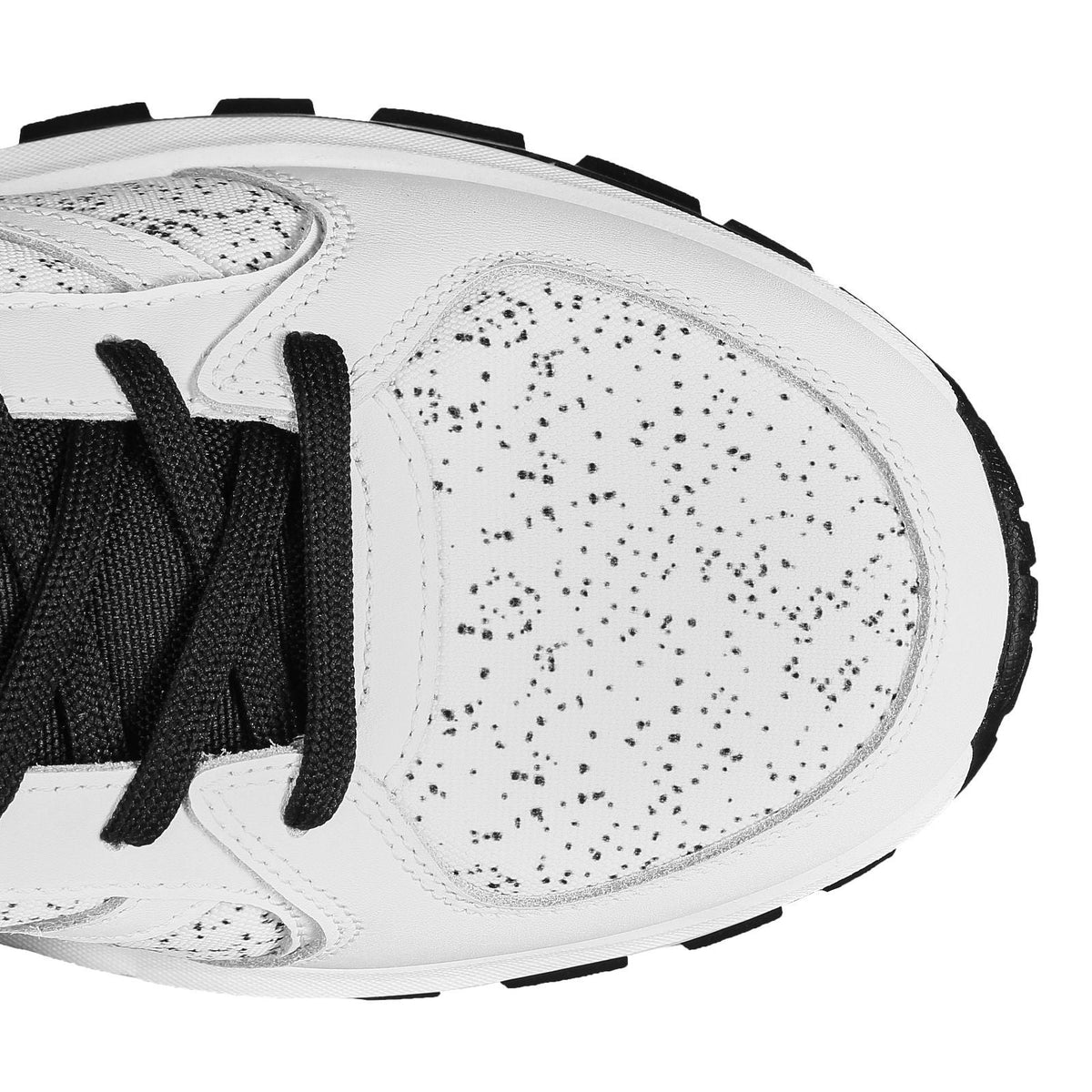 Cross Training Shoes, M Width Sneakers US Size 12, Wide Toe Box Shoes with Arch Support & Adjustable Lace-up, Training Shoes for Running, Gymnastics, Dog Walking, and Weightlifting (White)