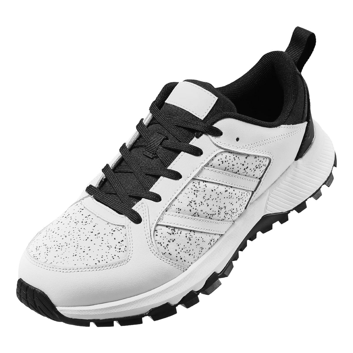 Cross Training Shoes, M Width Sneakers US Size 12, Wide Toe Box Shoes with Arch Support & Adjustable Lace-up, Training Shoes for Running, Gymnastics, Dog Walking, and Weightlifting (White)