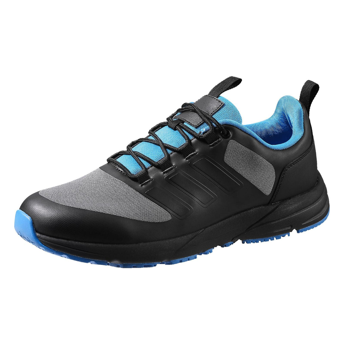 Cross Training Shoes, W Width Sneakers US Size 9, Wide Toe Box Shoes with Arch Support & Adjustable Lace-up, Training Shoes for Running, Gymnastics, Dog Walking, and Weightlifting (Black)