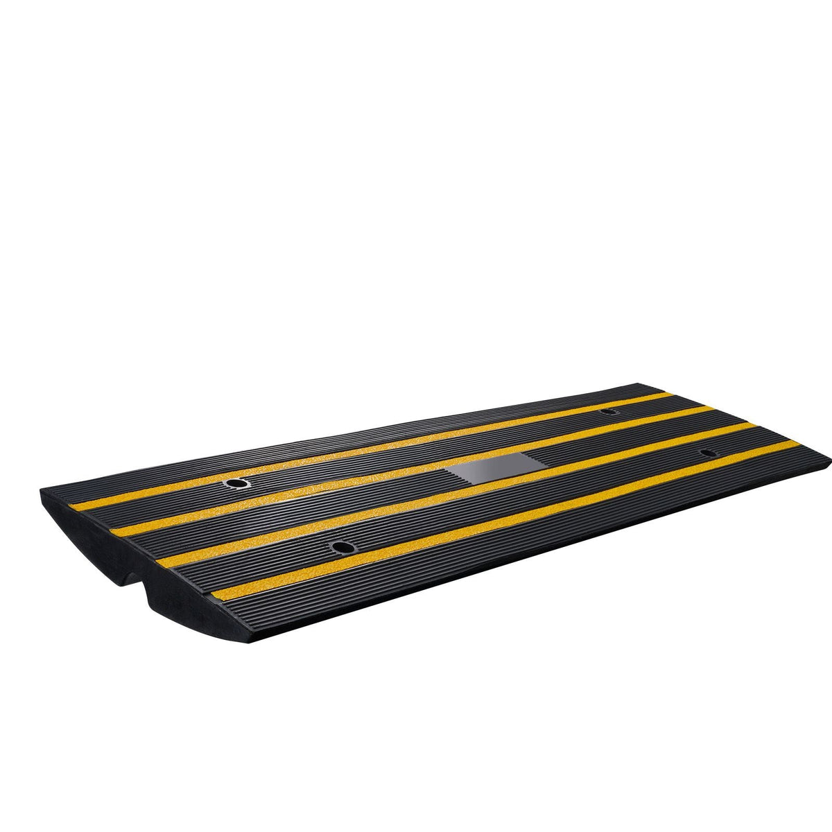 Curb Ramp, 2.6" Rise Rubber Driveway Ramps, Heavy Duty 33069 lbs Weight Capacity Threshold Ramp, Curbside Bridge Ramps for Loading Dock Garage Sidewalk, Expandable Full Ramp Set