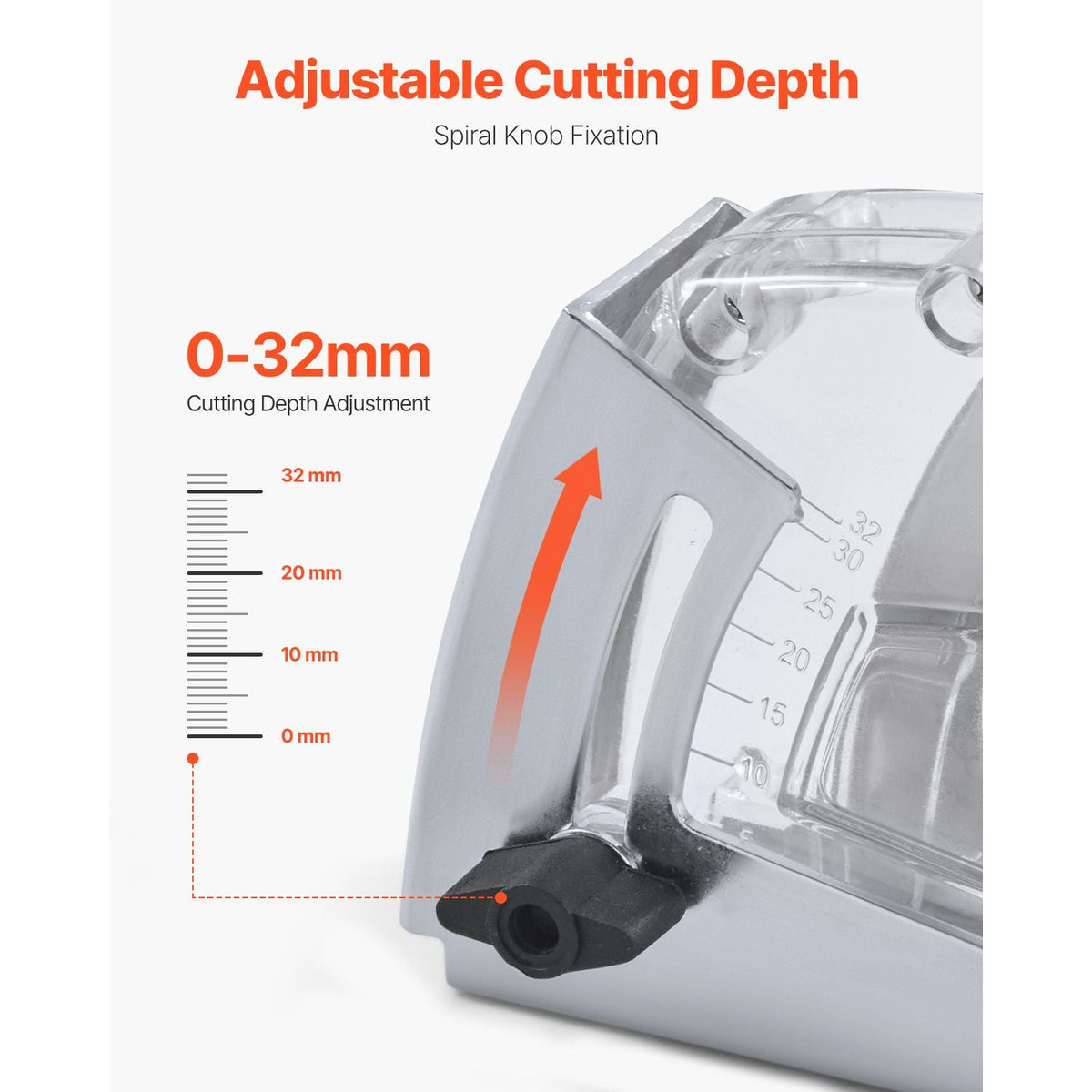 Cutting Dust Shroud for Angle Grinders, Universal 4-5 in Angle Grinder Dust Shroud with 6 Clamping Washers & 5 in Diamond Grinding Cup Wheel, Adjustable Cutting Depth, Connect to Vacuum Cleaner