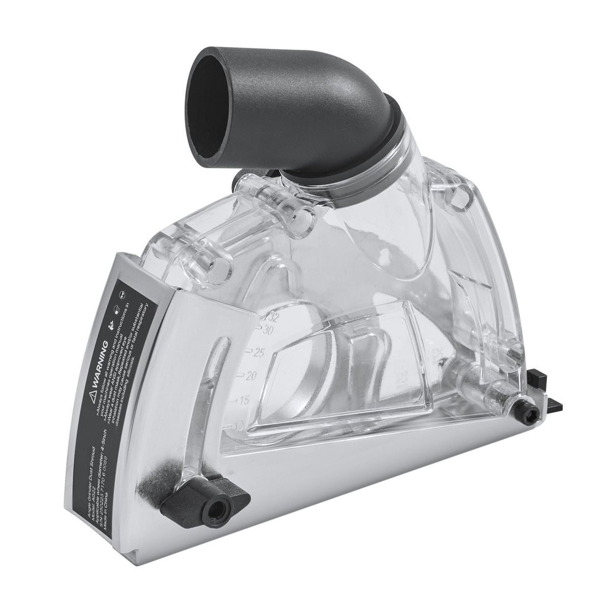Cutting Dust Shroud for Angle Grinders, Universal 4-5 in Angle Grinder Dust Shroud with 6 Clamping Washers & 5 in Diamond Grinding Cup Wheel, Adjustable Cutting Depth, Connect to Vacuum Cleaner