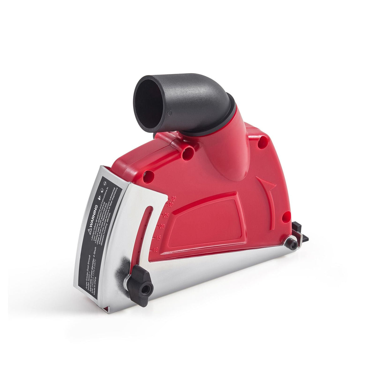 Cutting Dust Shroud for Angle Grinders, Universal 4-5 in Angle Grinder Dust Shroud with 6 Clamping Washers, Adjustable Cutting Depth, Connect to Vacuum Cleaner, for Wood Concrete Wall Stone