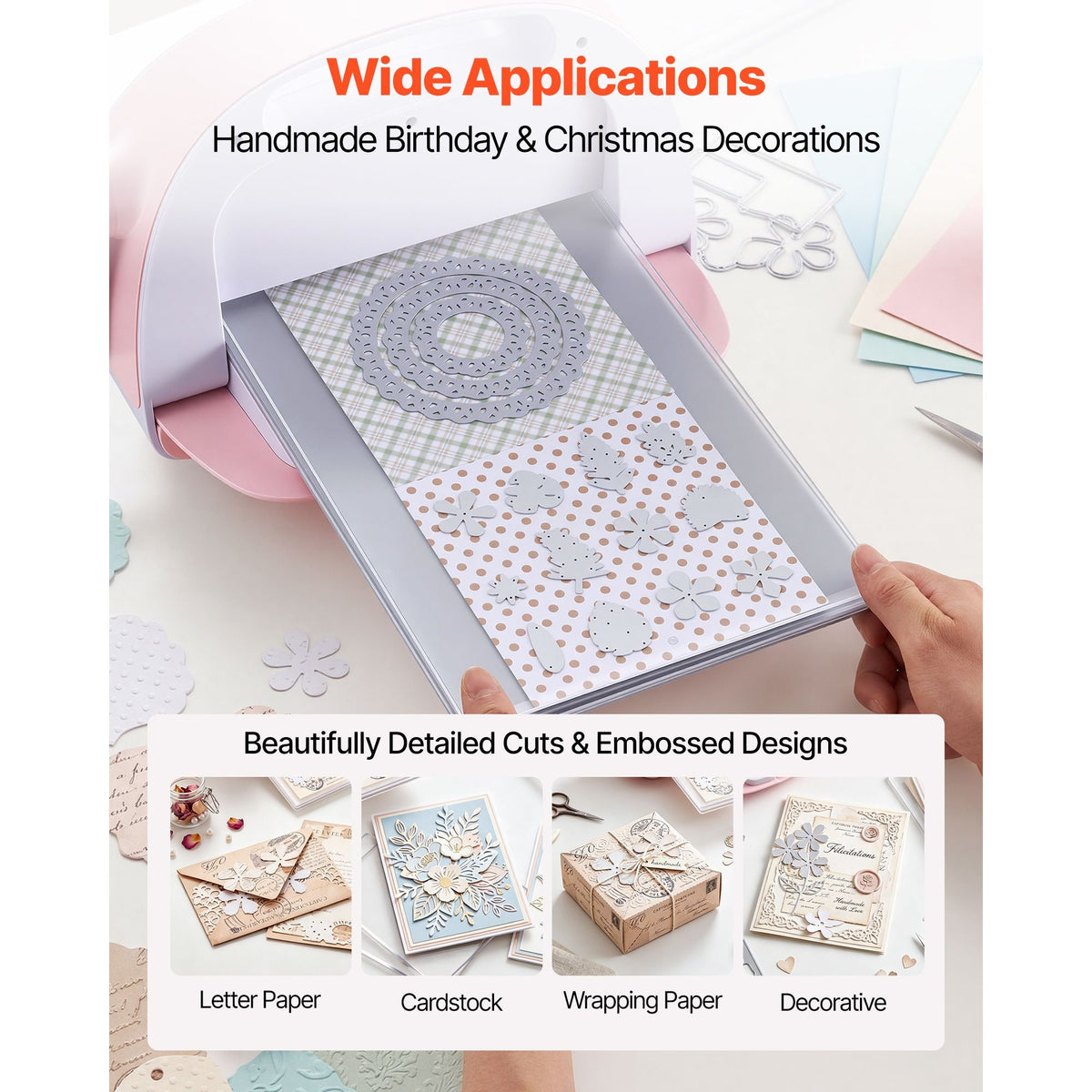 Cutting Plates, 6 Pcs, 12.13 x 8.5 x 0.12 in, Clear Polycarbonate Material, Die Cut Pads Compatible with Die Cutting and Embossing Machine KM-1885, for Scrapbooking and Card Making