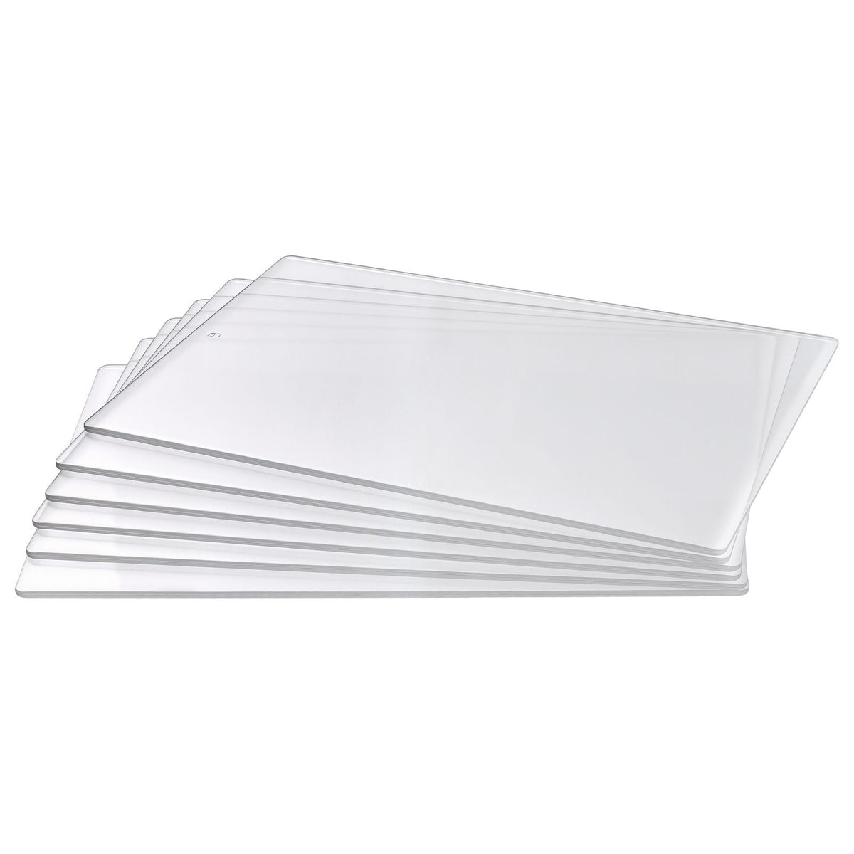 Cutting Plates, 6 Pcs, 12.13 x 8.5 x 0.12 in, Clear Polycarbonate Material, Die Cut Pads Compatible with Die Cutting and Embossing Machine KM-1885, for Scrapbooking and Card Making