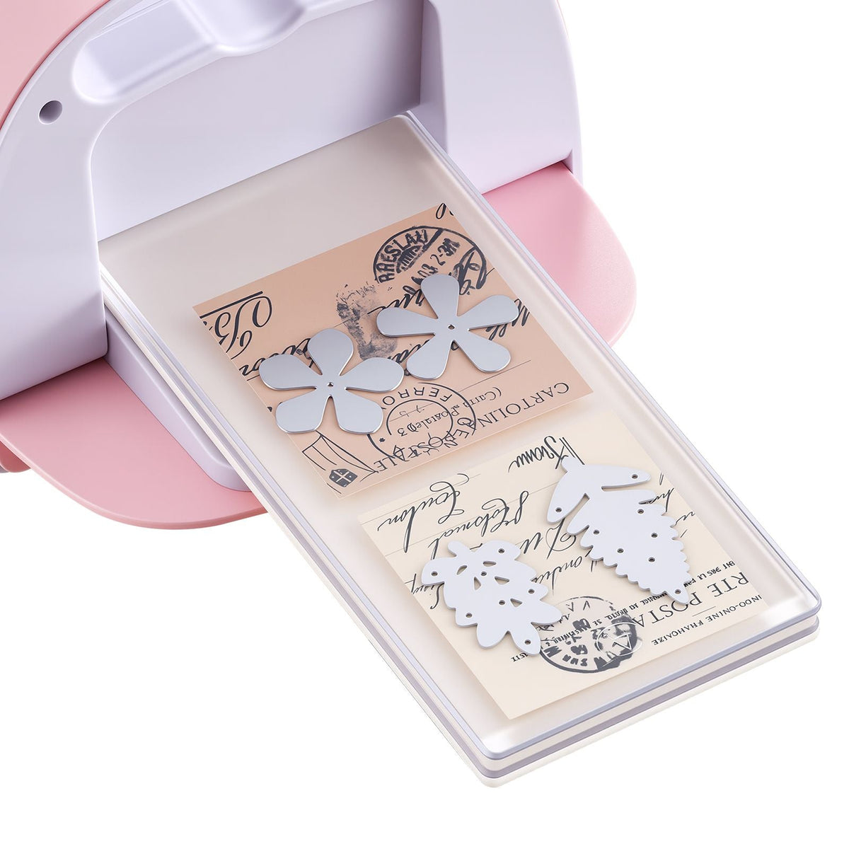 Cutting Plates, 6 Pcs, 6.69 x 3.15 x 0.1 in, Clear Polycarbonate Material, Die Cut Pads Compatible with Die Cutting and Embossing Machine KM-1830, for Scrapbooking and Card Making